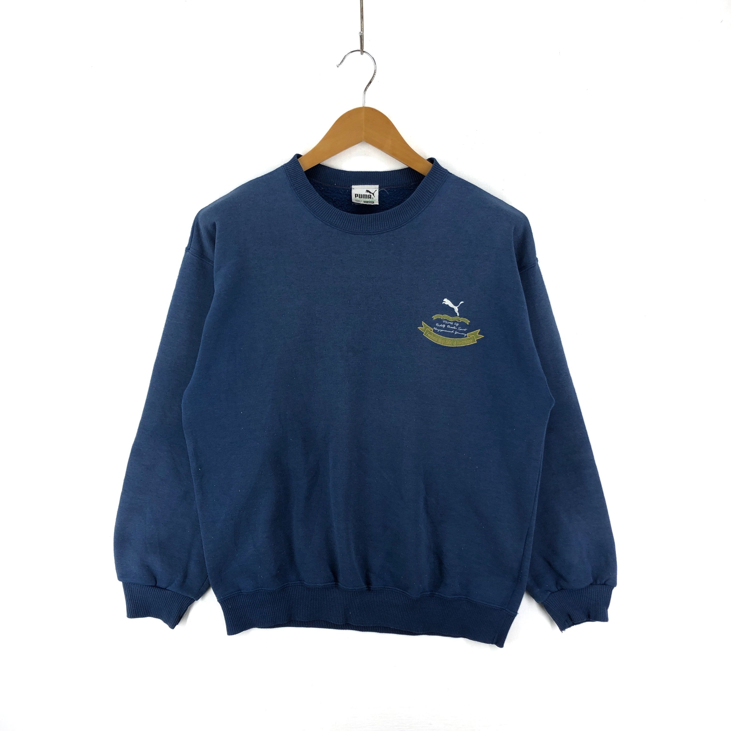 Puma Vintage PUMA by HIT UNION Crew Neck Sweatshirt #1907-42 Size US M / EU 48-50 / 2 - 1 Thumbnail