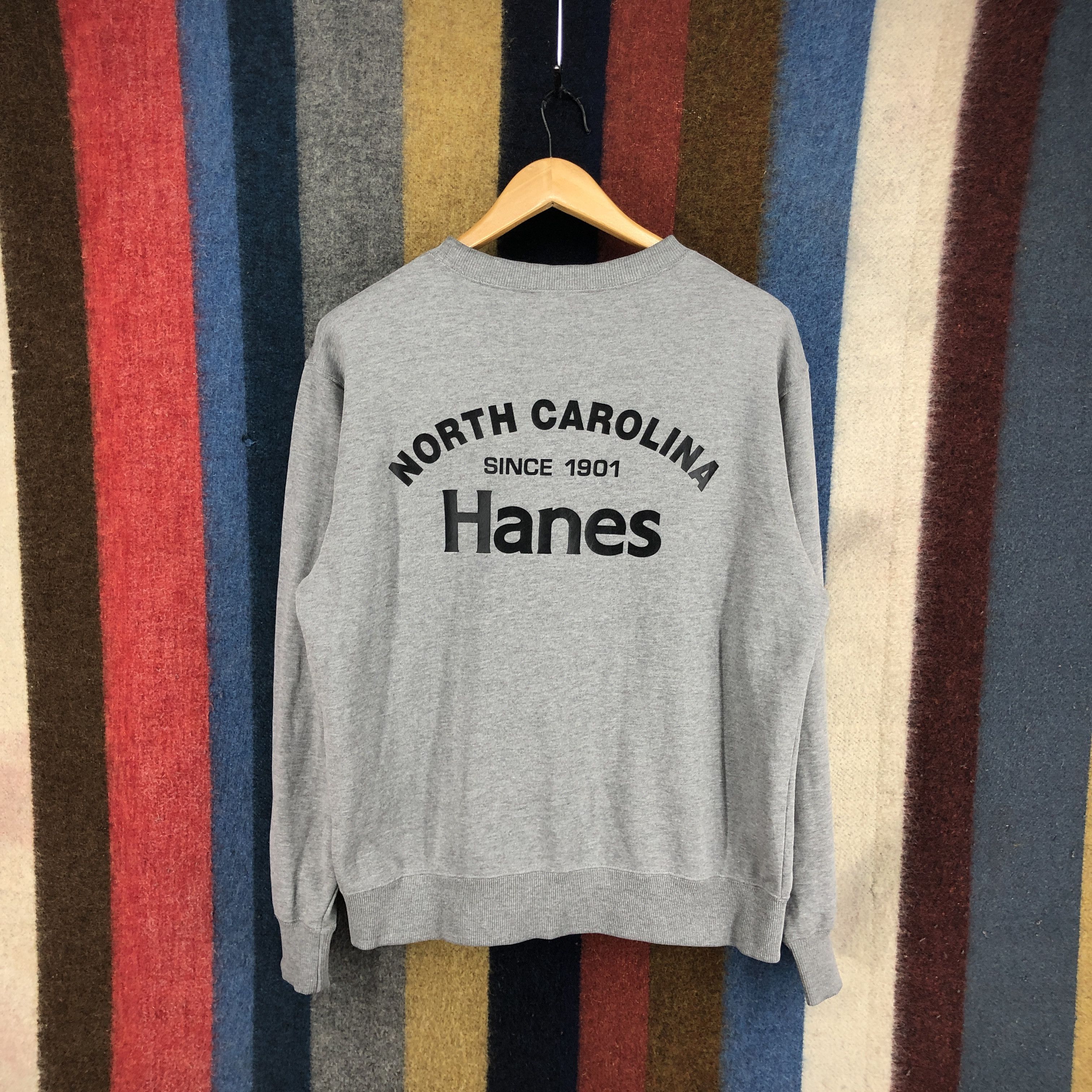 Hanes HANES NORTH CAROLINA Crew Neck Sweatshirt #0522/V Size US L / EU 52-54 / 3 - 1 Thumbnail