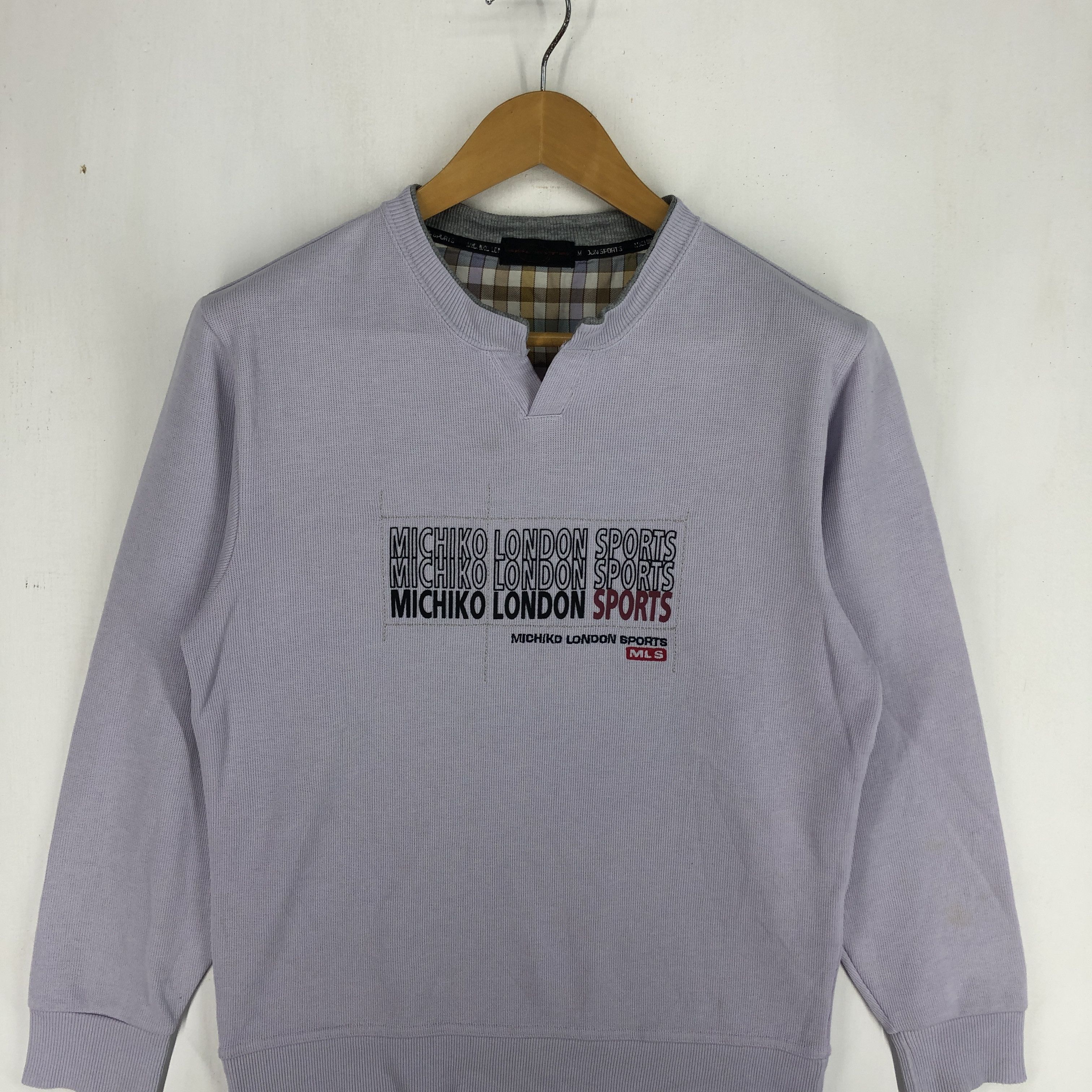 Japanese Brand MICHIKO LONDON JEANS Crew Neck Sweatshirt #2227-77 Size US S / EU 44-46 / 1 - 2 Thumbnail