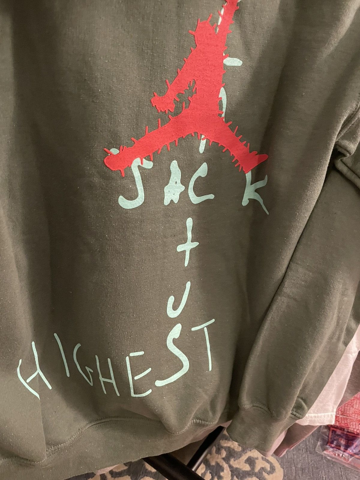 Travis Scott Travis Scott Olive Highest In the Room Hoodie Size small Size US S / EU 44-46 / 1 - 5 Thumbnail