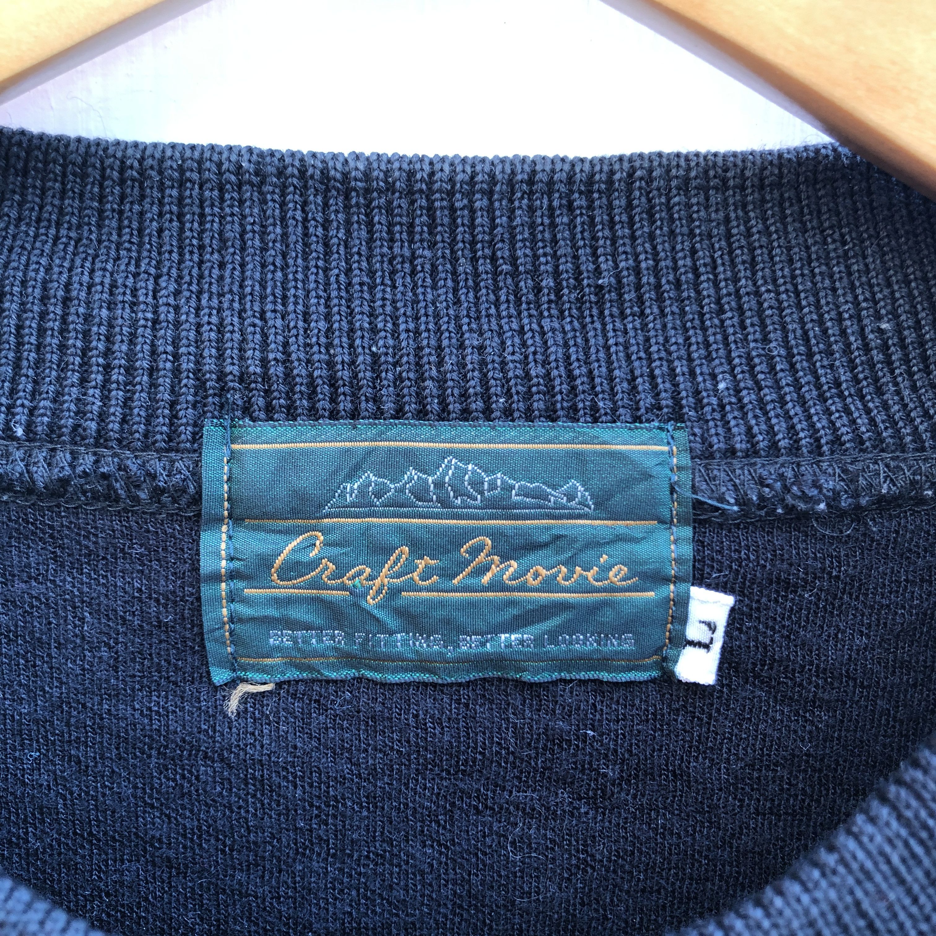 Japanese Brand CRAFT MOVIE Crew Neck Sweatshirt #0379-08 Size US M / EU 48-50 / 2 - 3 Thumbnail