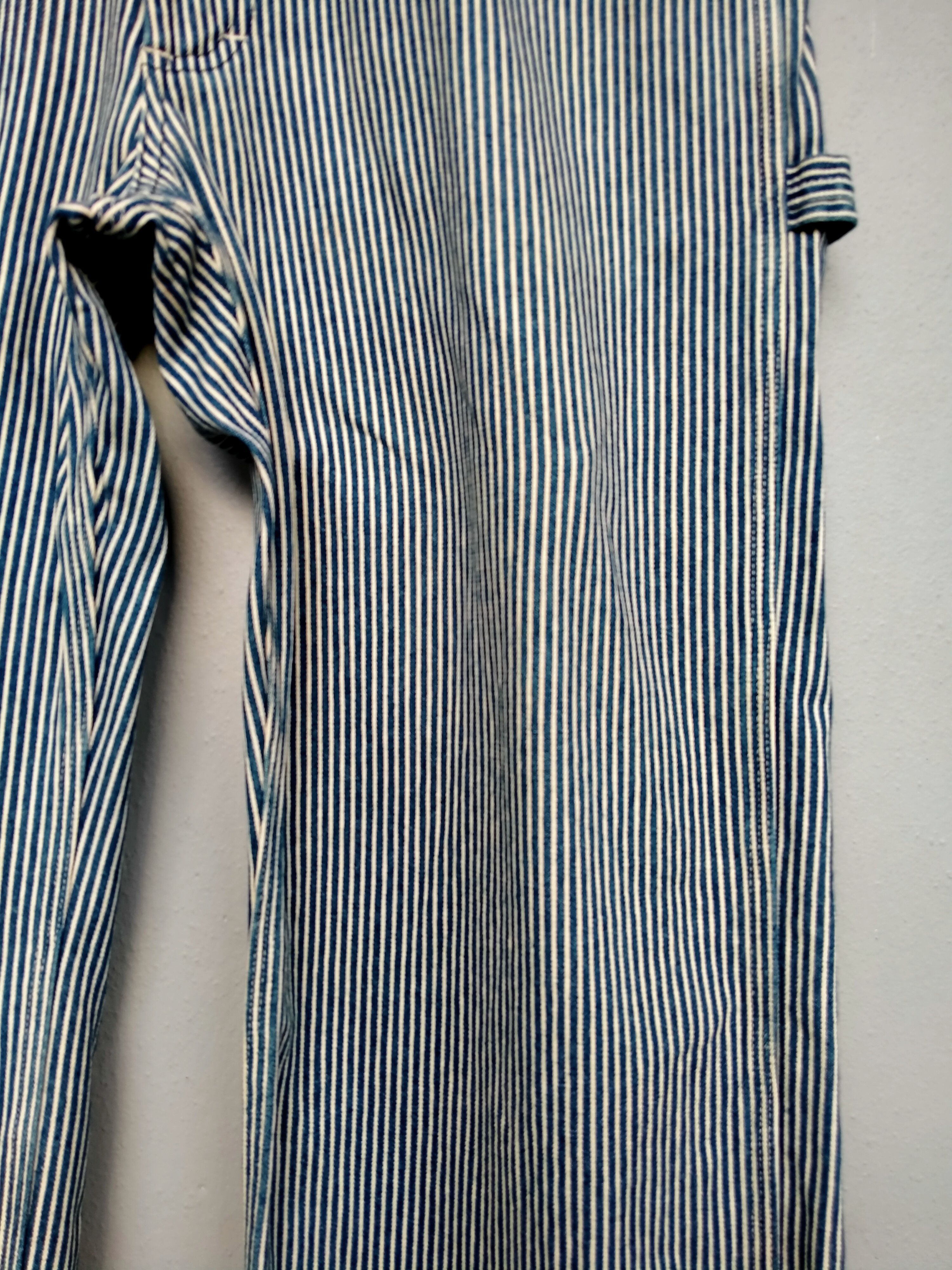 Lee Vintage Lee Sanforized Hickory Stripes Workers Distressed Size US 30 / EU 46 - 9 Thumbnail