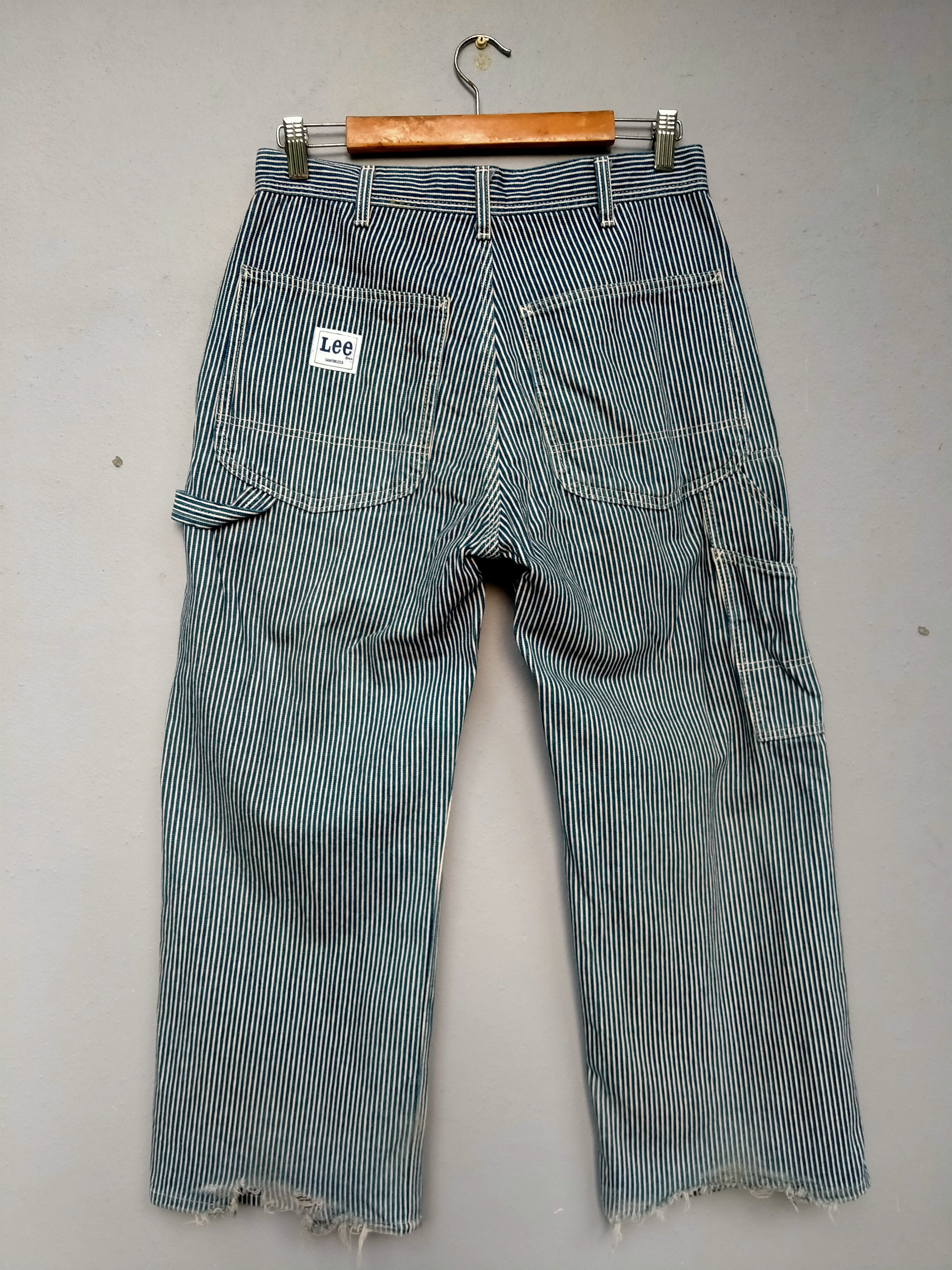 Lee Vintage Lee Sanforized Hickory Stripes Workers Distressed Size US 30 / EU 46 - 11 Thumbnail