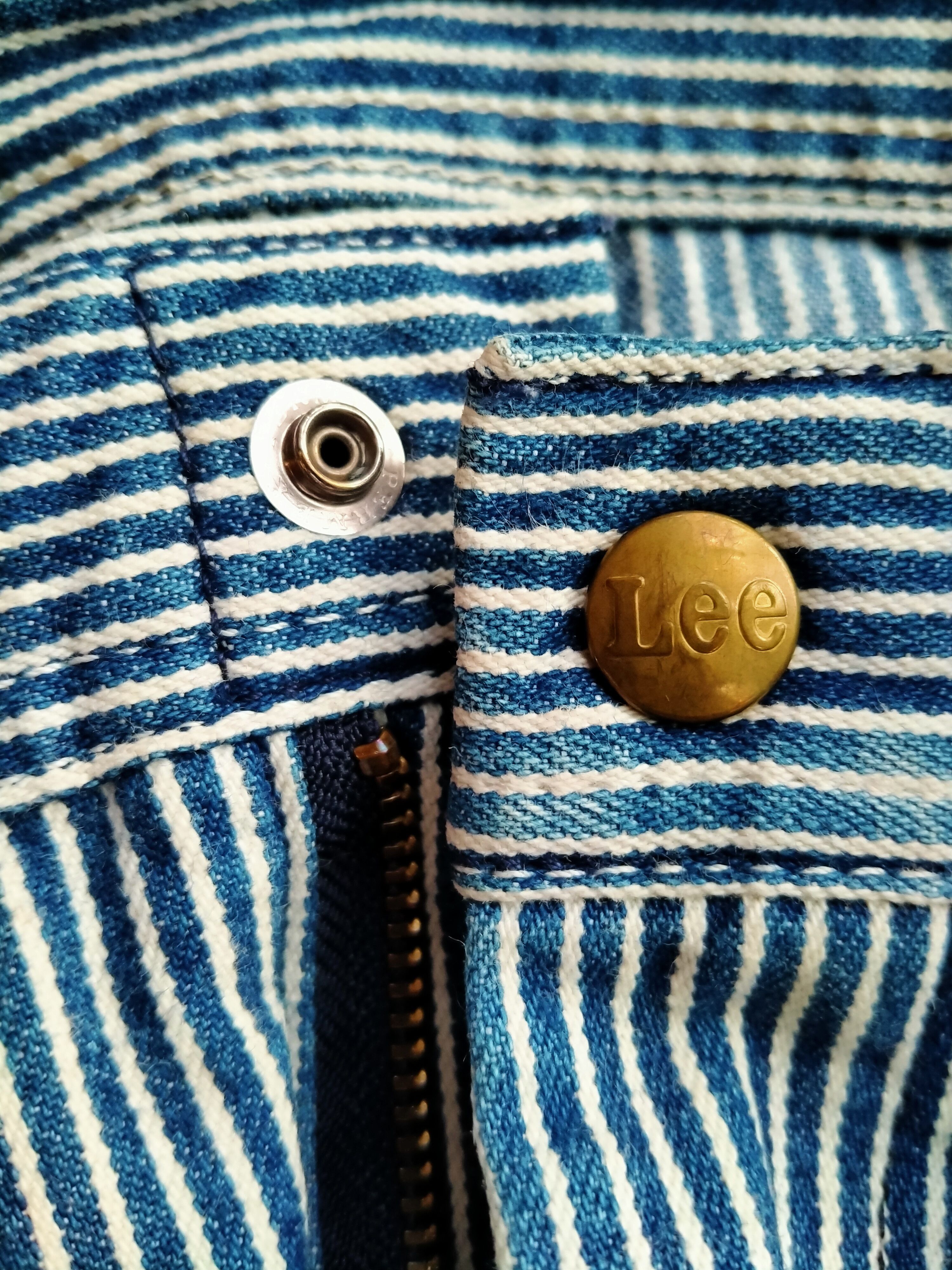Lee Vintage Lee Sanforized Hickory Stripes Workers Distressed Size US 30 / EU 46 - 20 Thumbnail