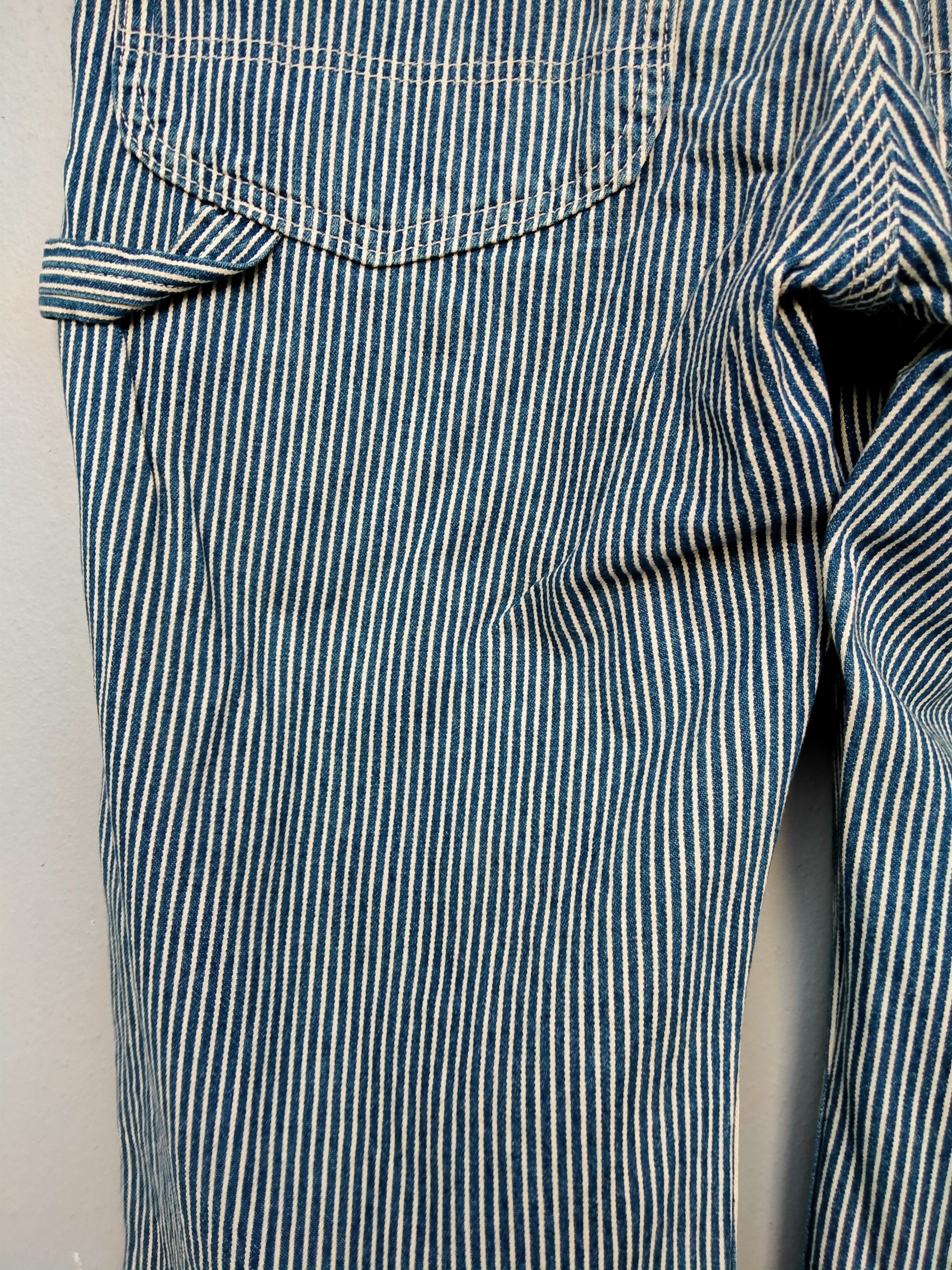 Lee Vintage Lee Sanforized Hickory Stripes Workers Distressed Size US 30 / EU 46 - 14 Thumbnail