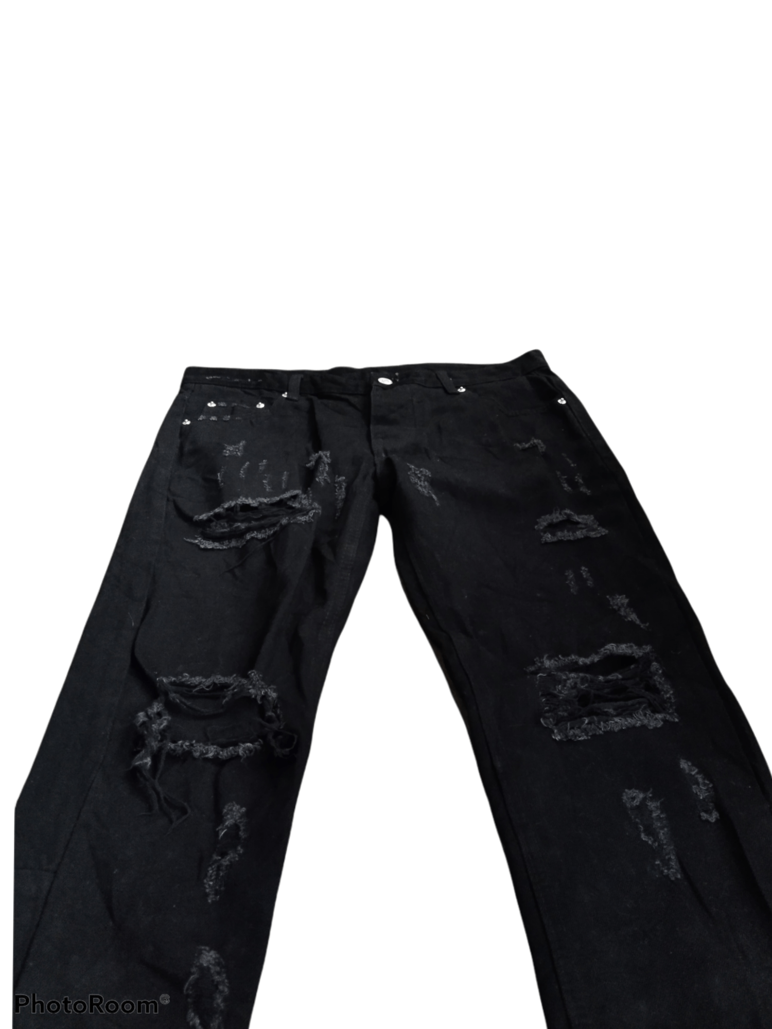 Other BONDAGE ZIPPER UNRELAXING RIPED DENIM PANTS Size US 32 / EU 48 - 3 Thumbnail
