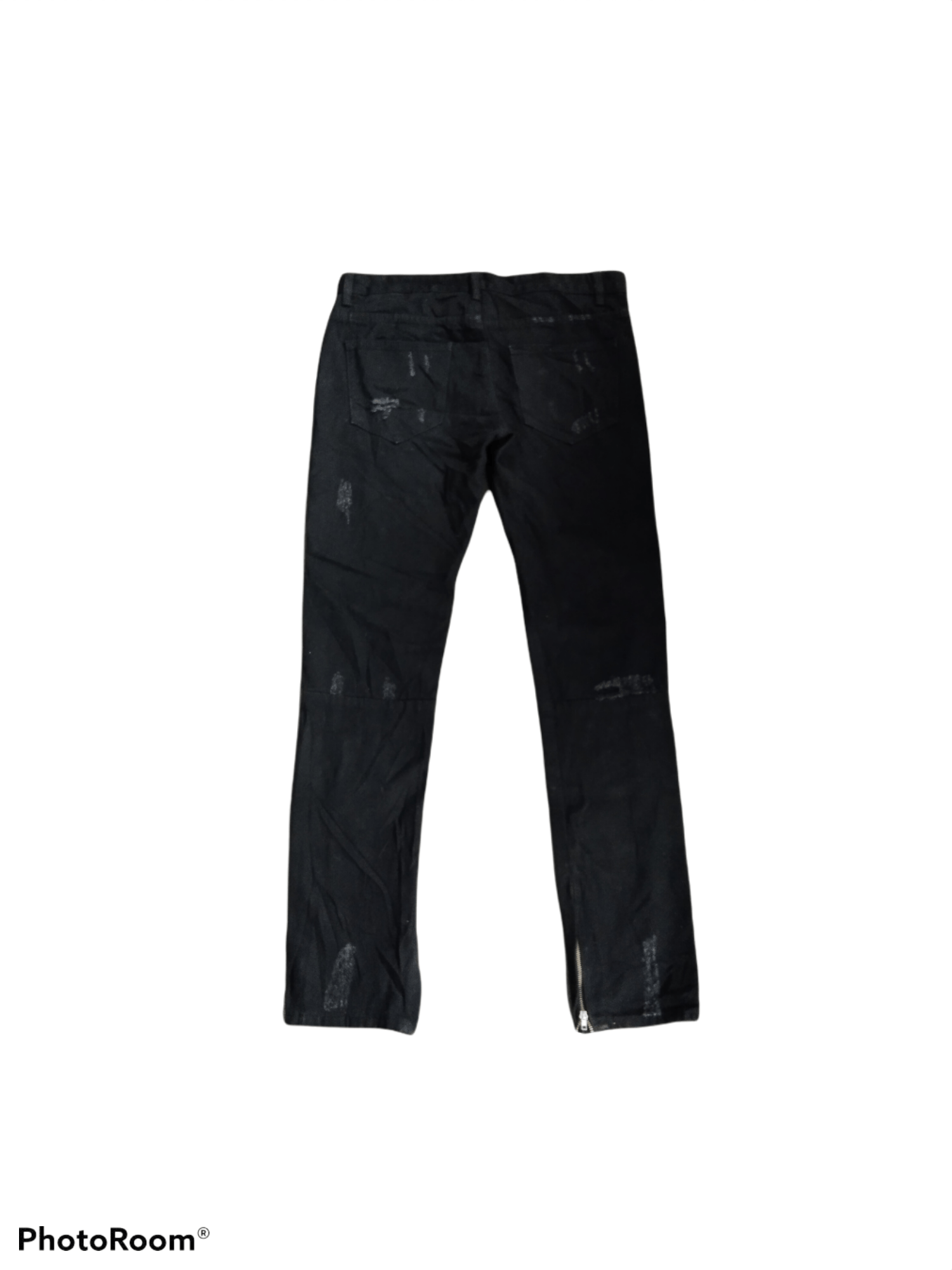 Other BONDAGE ZIPPER UNRELAXING RIPED DENIM PANTS Size US 32 / EU 48 - 2 Thumbnail