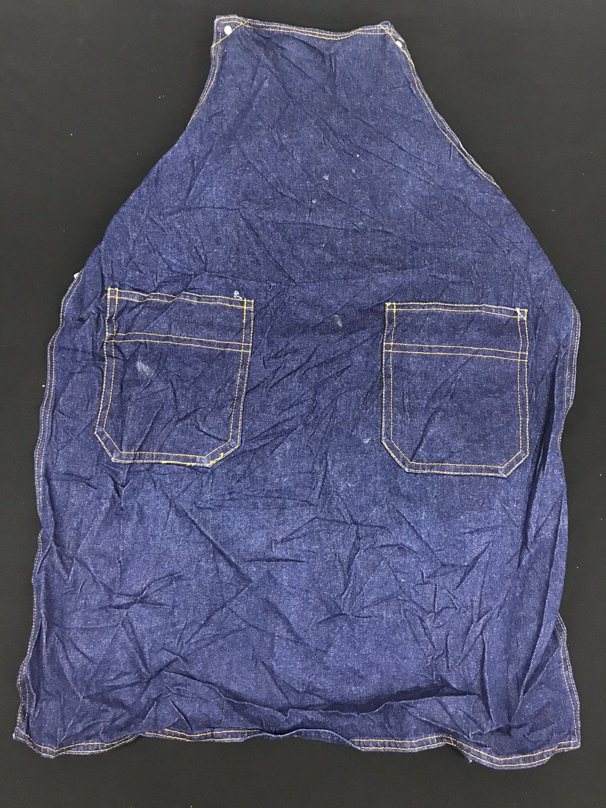 Denim Apron Nice Design Pocket Adjustable Straps Japan