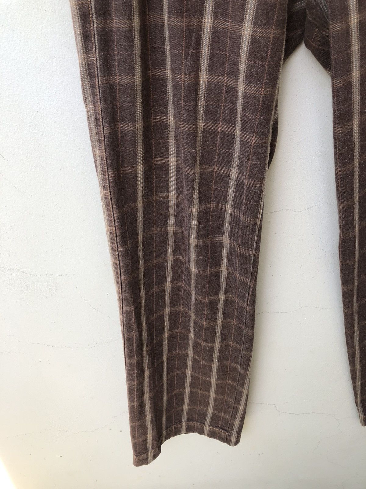 Japanese Brand Vintage Hiromichi Nakano Japan Checkered Work Pant Size US 32 / EU 48 - 11 Thumbnail