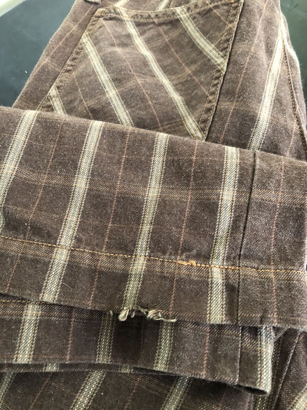 Japanese Brand Vintage Hiromichi Nakano Japan Checkered Work Pant Size US 32 / EU 48 - 18 Thumbnail