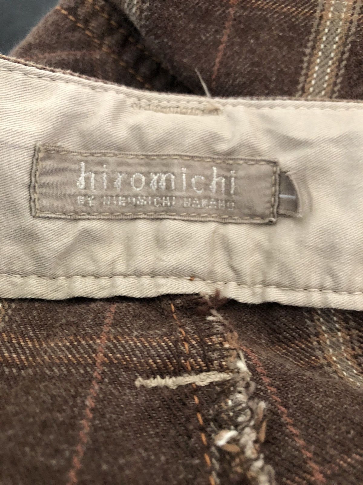 Japanese Brand Vintage Hiromichi Nakano Japan Checkered Work Pant Size US 32 / EU 48 - 19 Thumbnail