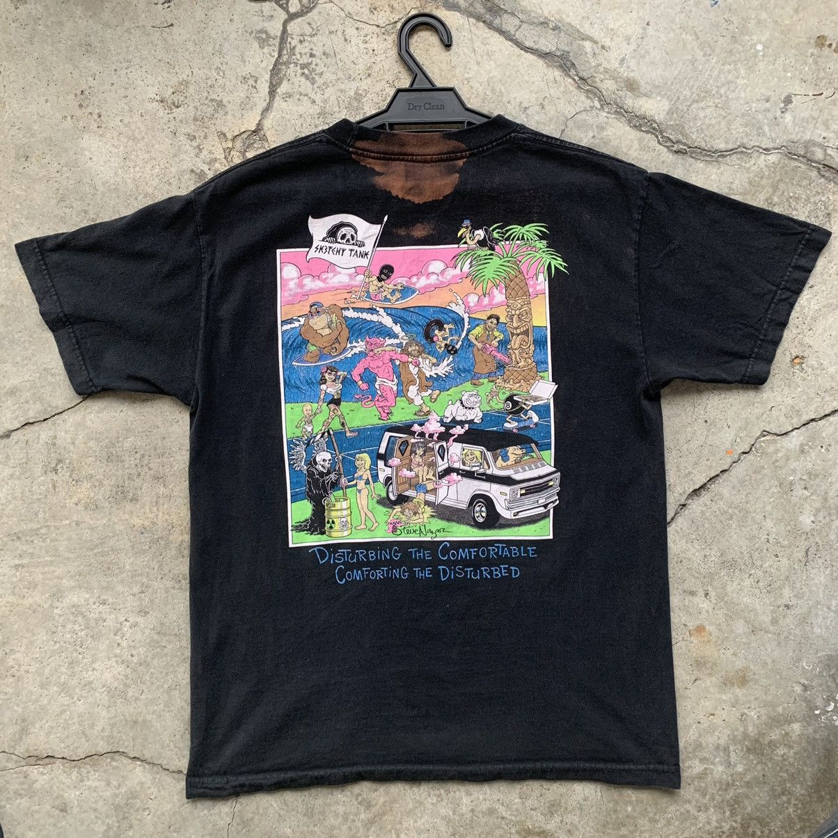 Other Sketchy Tank black t-shirt tee Size US M / EU 48-50 / 2 - 1 Thumbnail