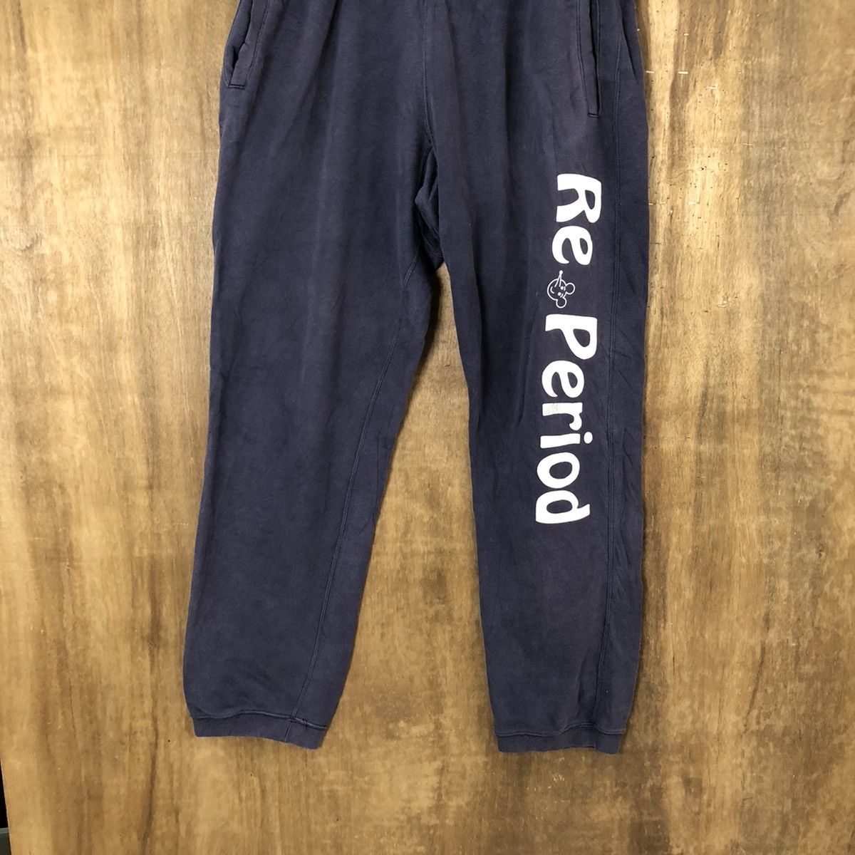 Japanese Brand Re.Period Dark Blue Joggers pants #6178 Size US 28 / EU 44 - 3 Thumbnail