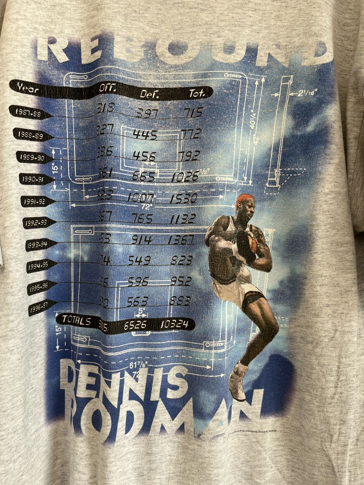 Vintage Dennis rodman ft90 Size US L / EU 52-54 / 3 - 5 Thumbnail