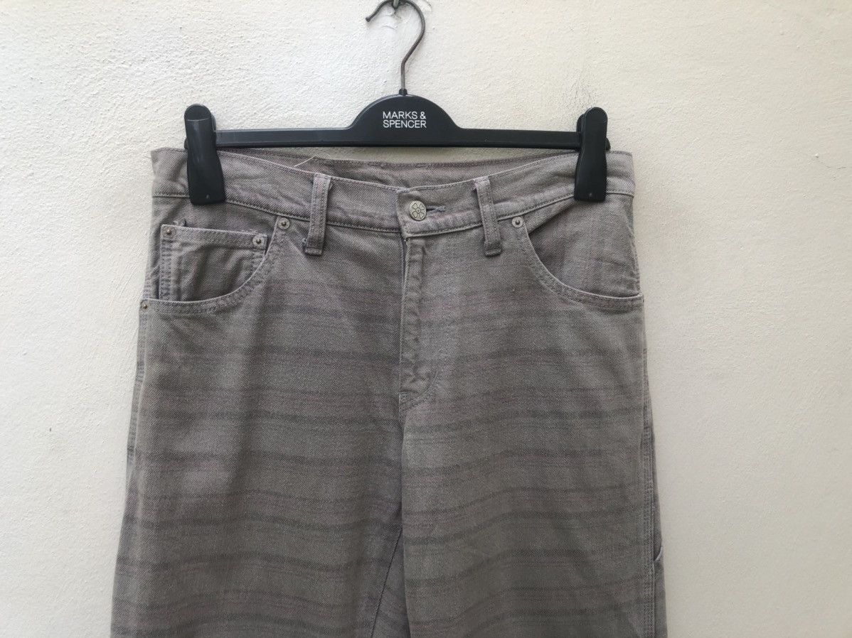 Vintage Vintage Ozone Rocks Japan Faded Horizontal Striped Work Pant Size US 30 / EU 46 - 7 Thumbnail