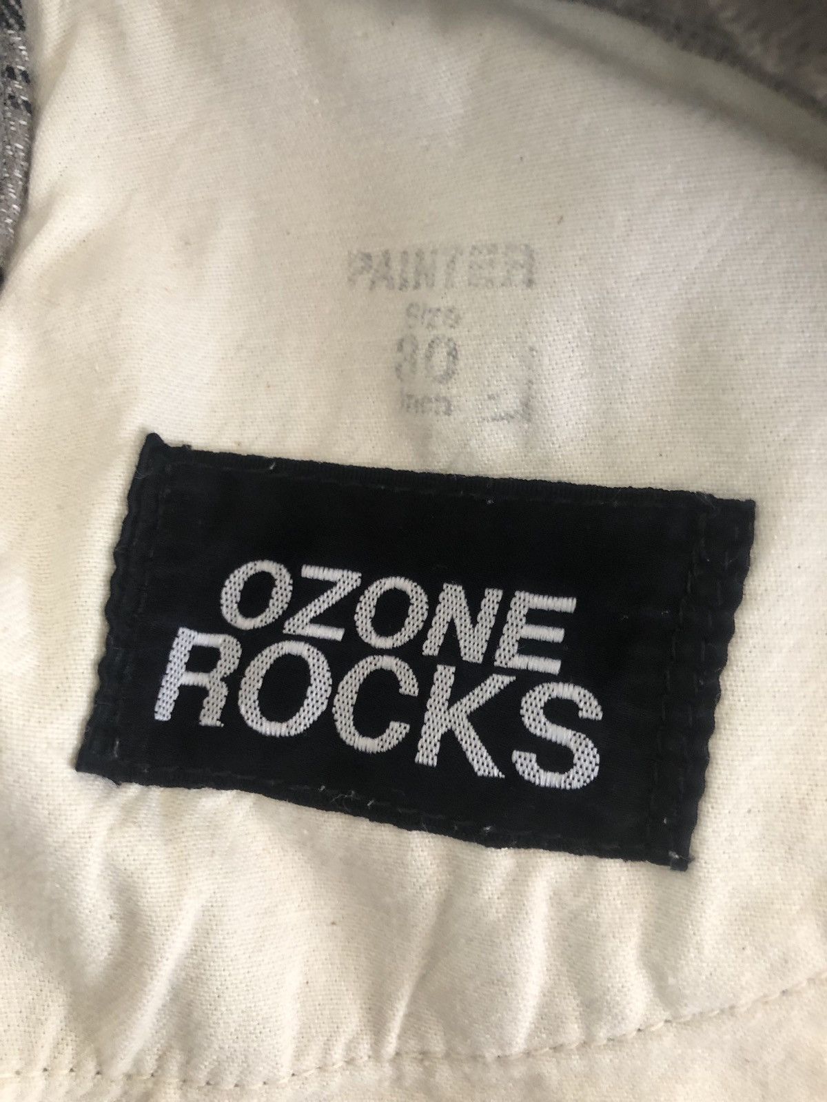 Vintage Vintage Ozone Rocks Japan Faded Horizontal Striped Work Pant Size US 30 / EU 46 - 24 Thumbnail