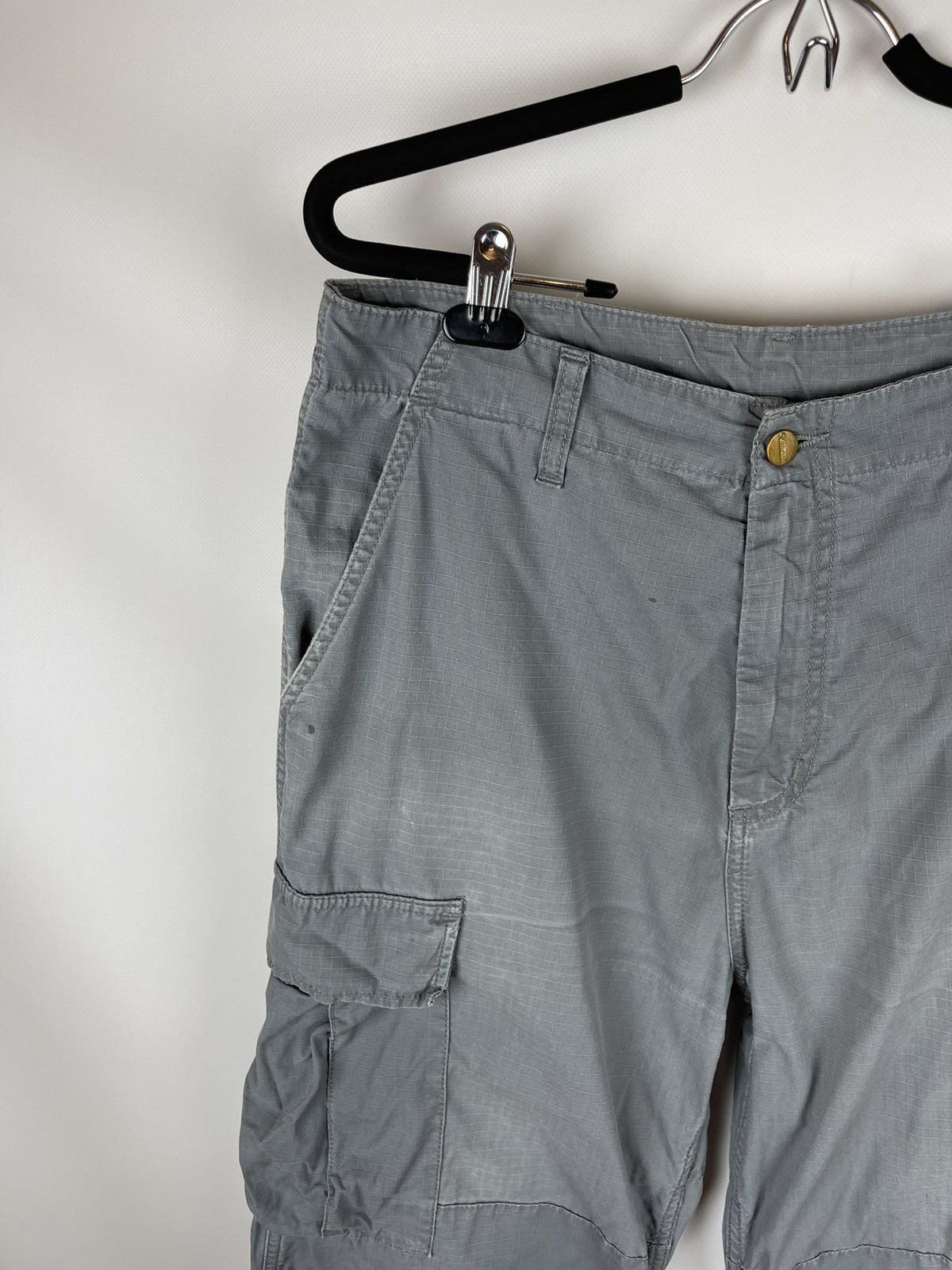 Carhartt Carhartt vintage distressed cargo pants travis Scott style Size US 32 / EU 48 - 3 Thumbnail