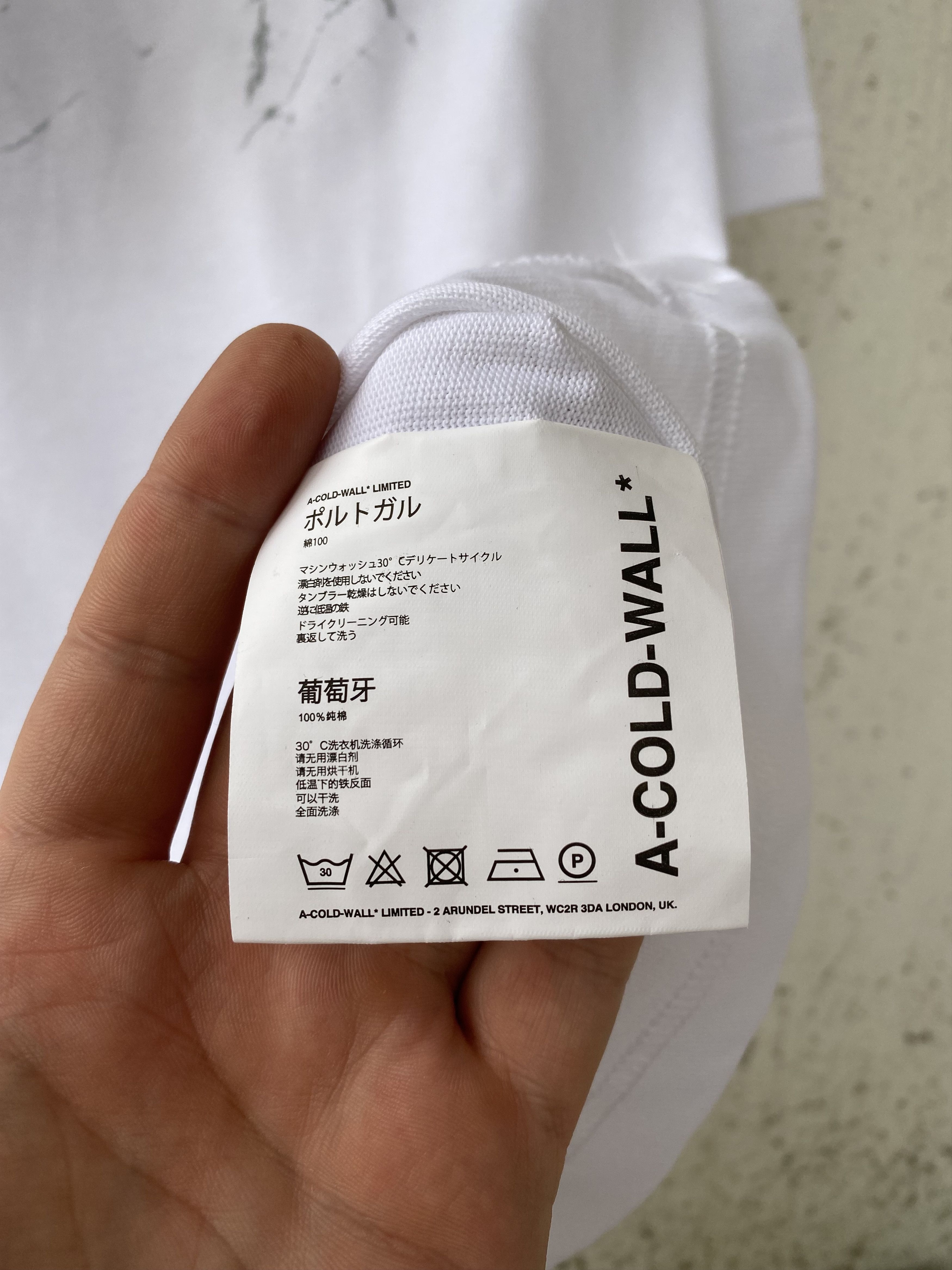 A-COLD-WALL* BNWT Graphic Crack Logo t-shirt Size US S / EU 44-46 / 1 - 7 Thumbnail