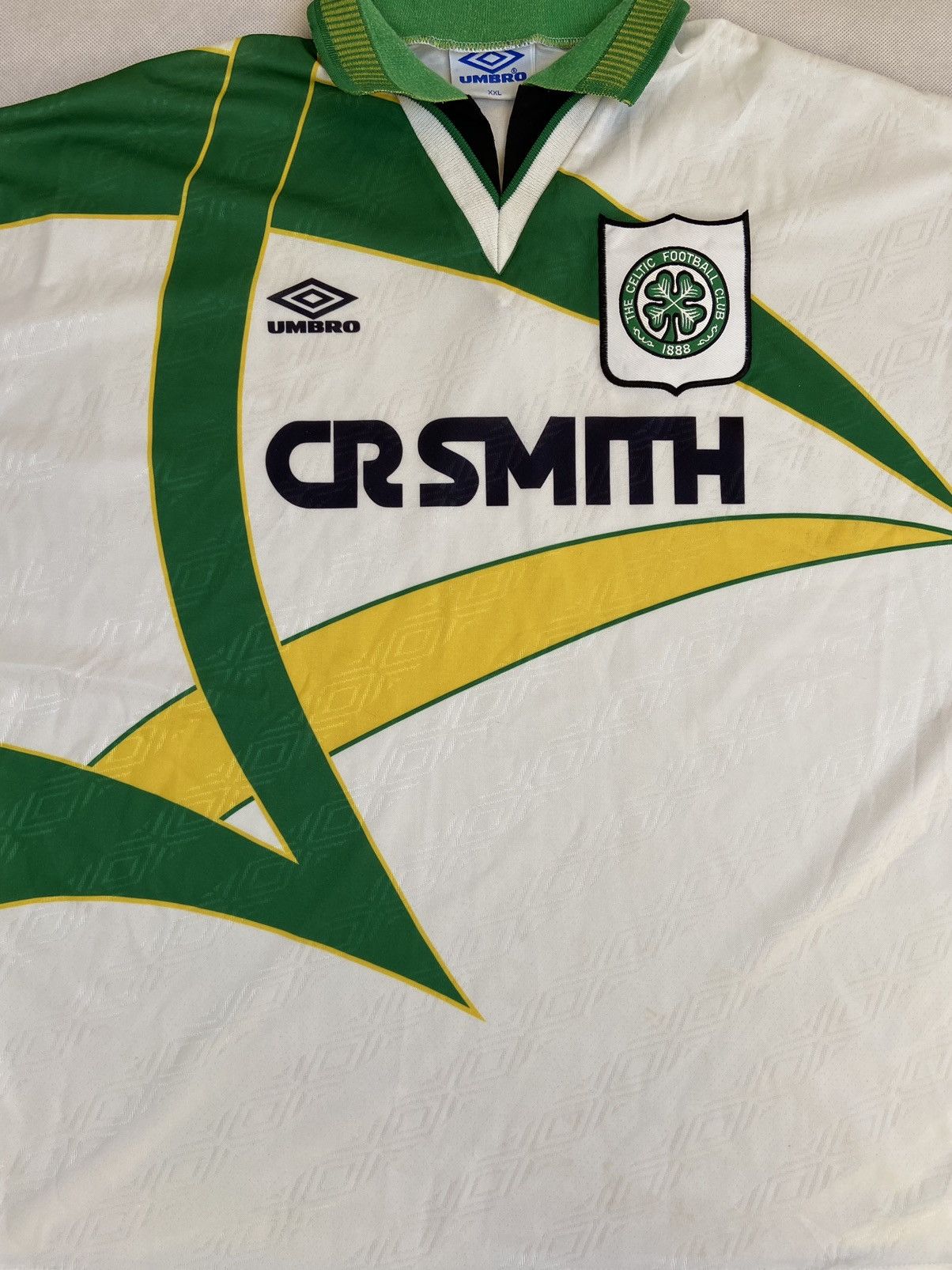 Umbro × Vintage RARE UMBRO CELTIC 1994/95 AWAY SOCCER SHIRT JERSEY Size US XXL / EU 58 / 5 - 3 Thumbnail