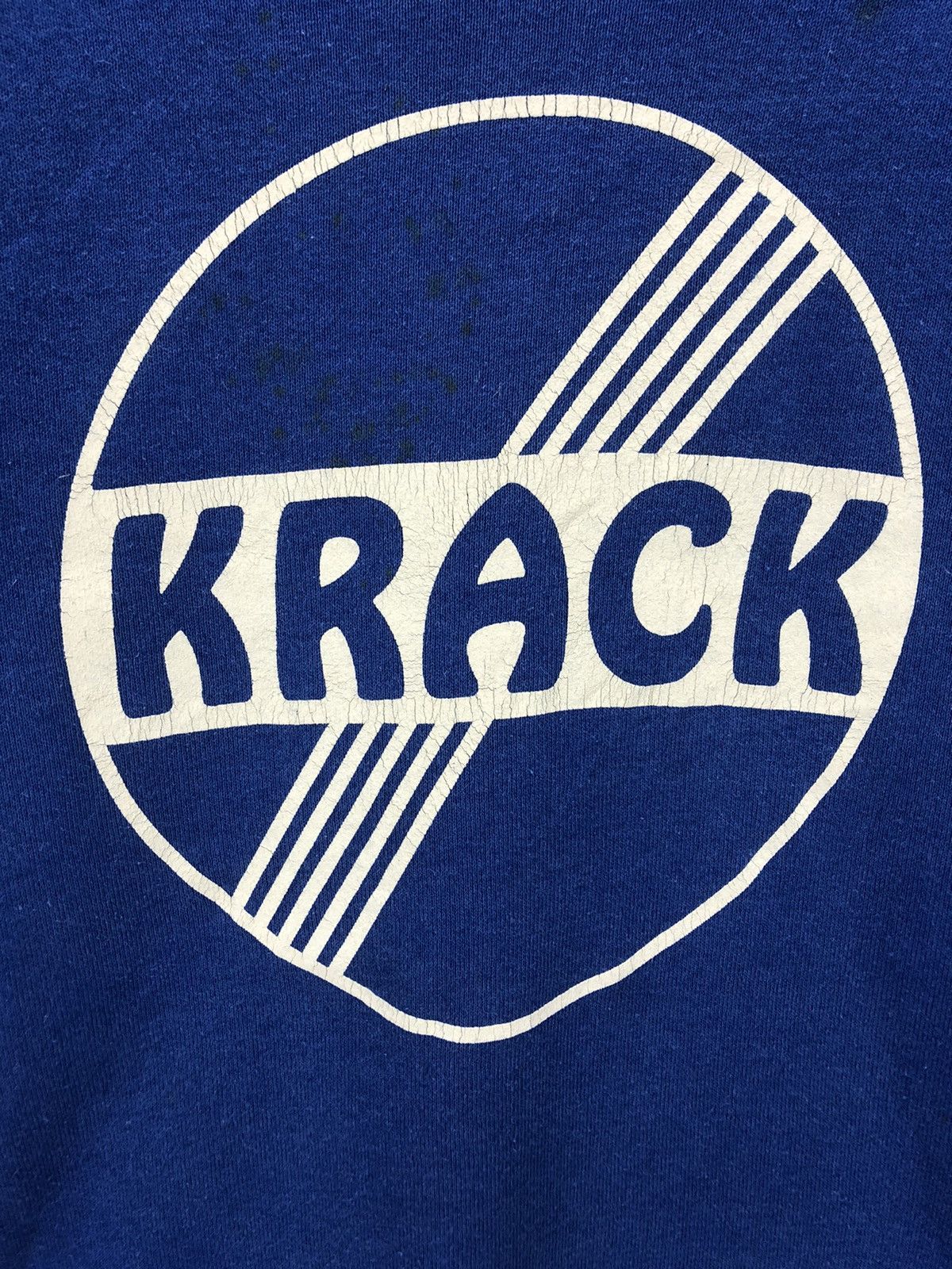 Santa Cruz Skateboards × Vintage × Welcome Skateboards Vintage 90s Krack Skateboard Crewneck Size US XL / EU 56 / 4 - 4 Thumbnail