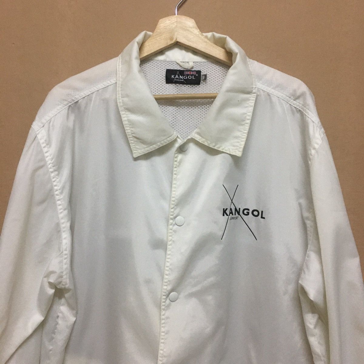 Kangol KANGOL Windbreaker Oversize Big Logo Size US XXL / EU 58 / 5 - 4 Thumbnail