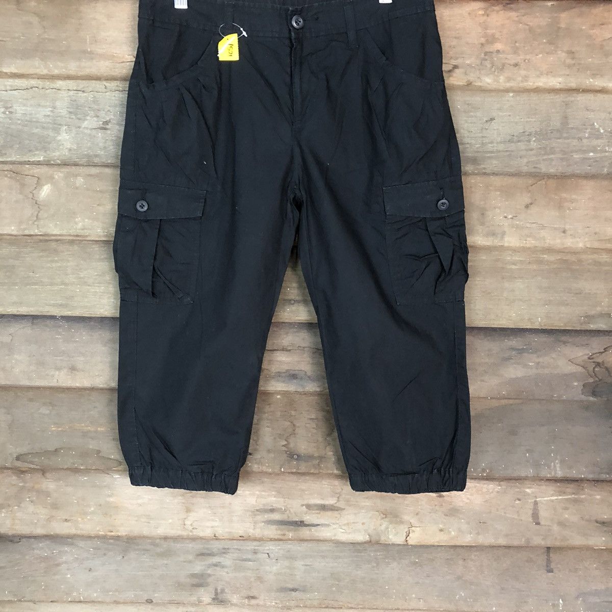 Uniqlo DLL 3/4 Uniqlo japan Black Cropped Pants #1521 Size US 28 / EU 44 - 3 Thumbnail