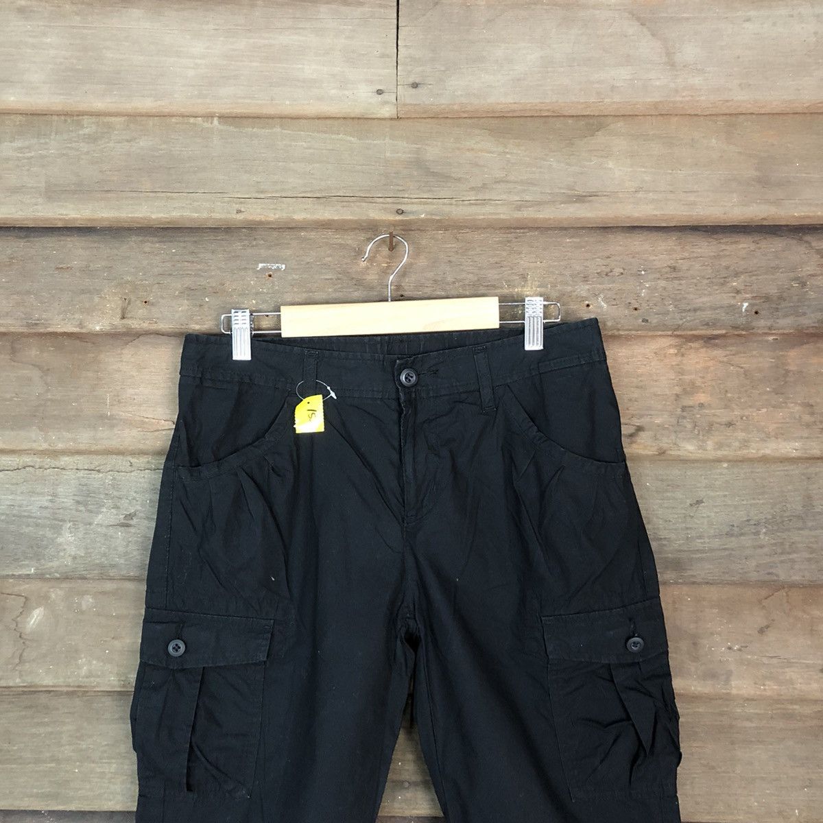 Uniqlo DLL 3/4 Uniqlo japan Black Cropped Pants #1521 Size US 28 / EU 44 - 2 Thumbnail