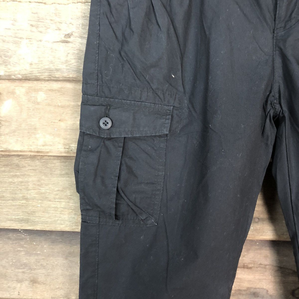 Uniqlo DLL 3/4 Uniqlo japan Black Cropped Pants #1521 Size US 28 / EU 44 - 4 Thumbnail