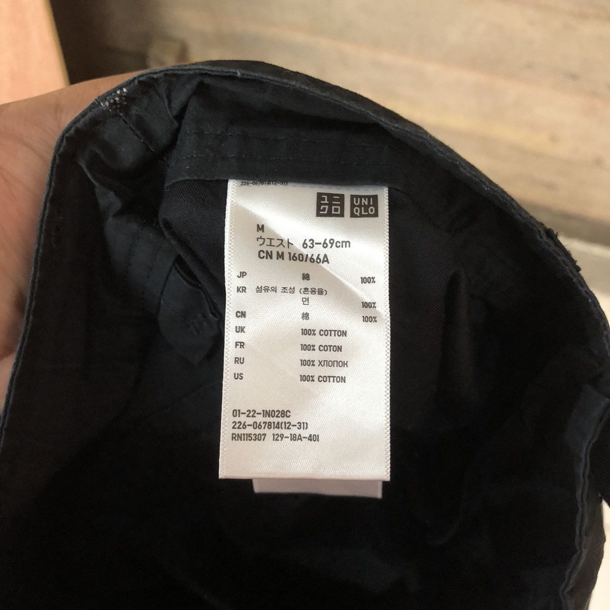 Uniqlo DLL 3/4 Uniqlo japan Black Cropped Pants #1521 Size US 28 / EU 44 - 14 Thumbnail