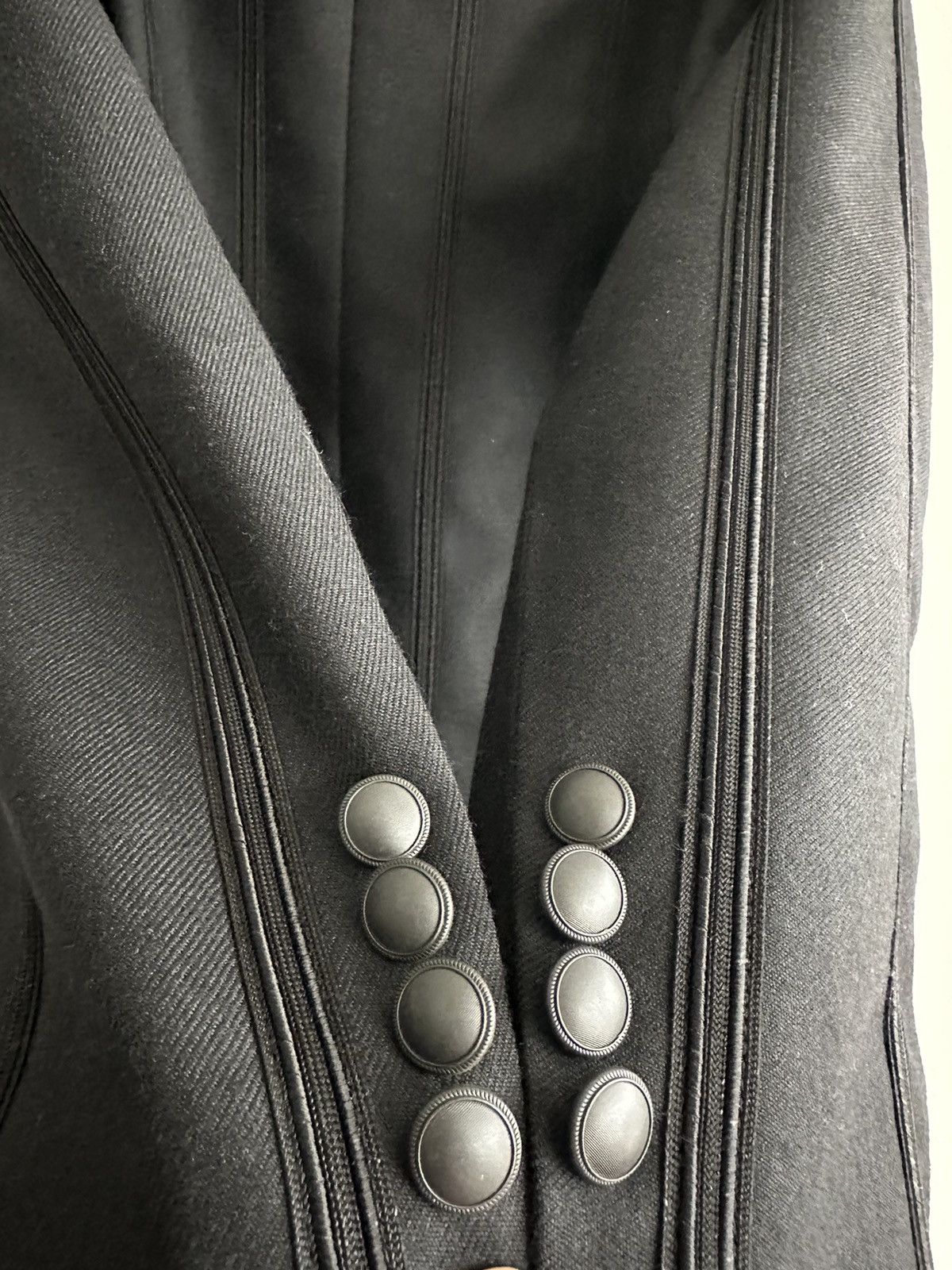 Saint Laurent Paris $4,300 New Limited Edition Super Runway Gabardine Blazer Size 54L - 16 Thumbnail