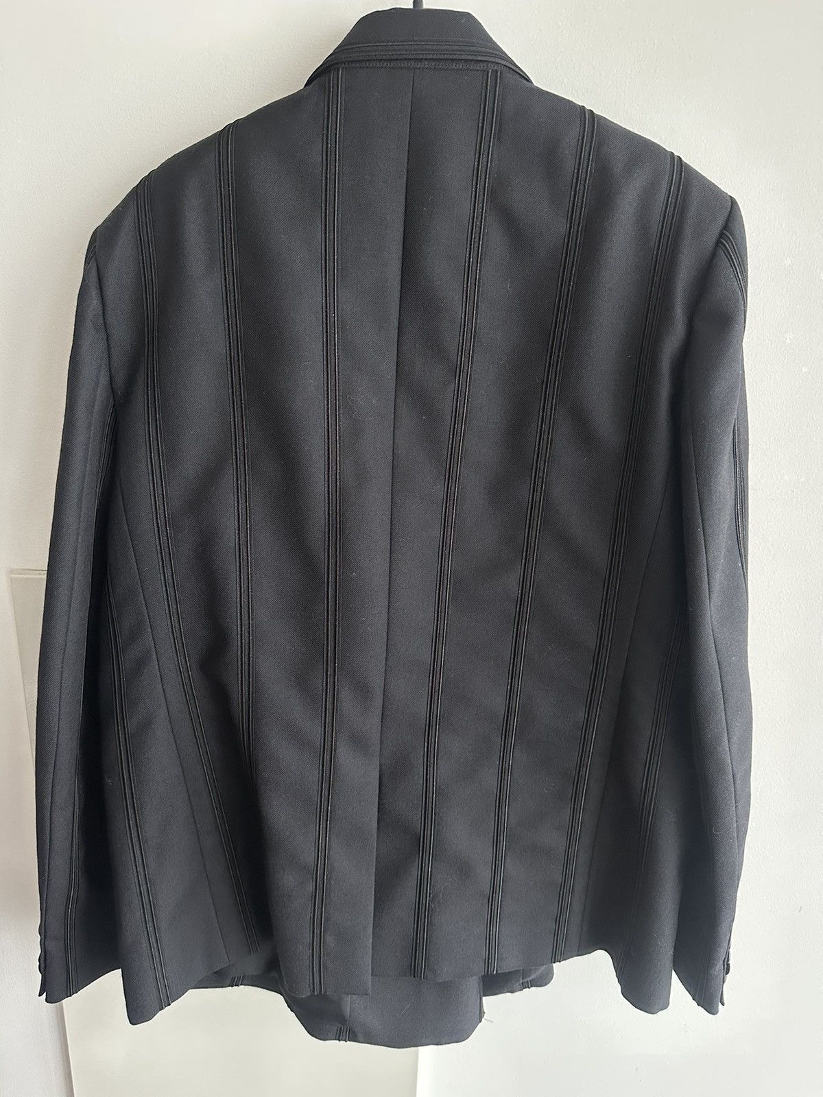 Saint Laurent Paris $4,300 New Limited Edition Super Runway Gabardine Blazer Size 54L - 13 Thumbnail