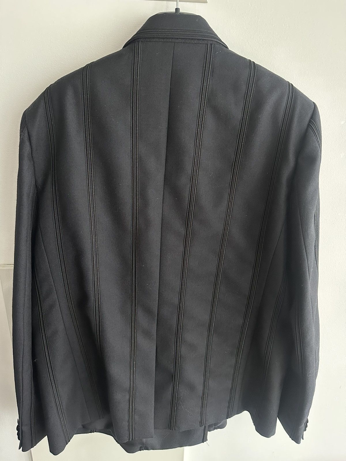 Saint Laurent Paris $4,300 New Limited Edition Super Runway Gabardine Blazer Size 54L - 17 Thumbnail