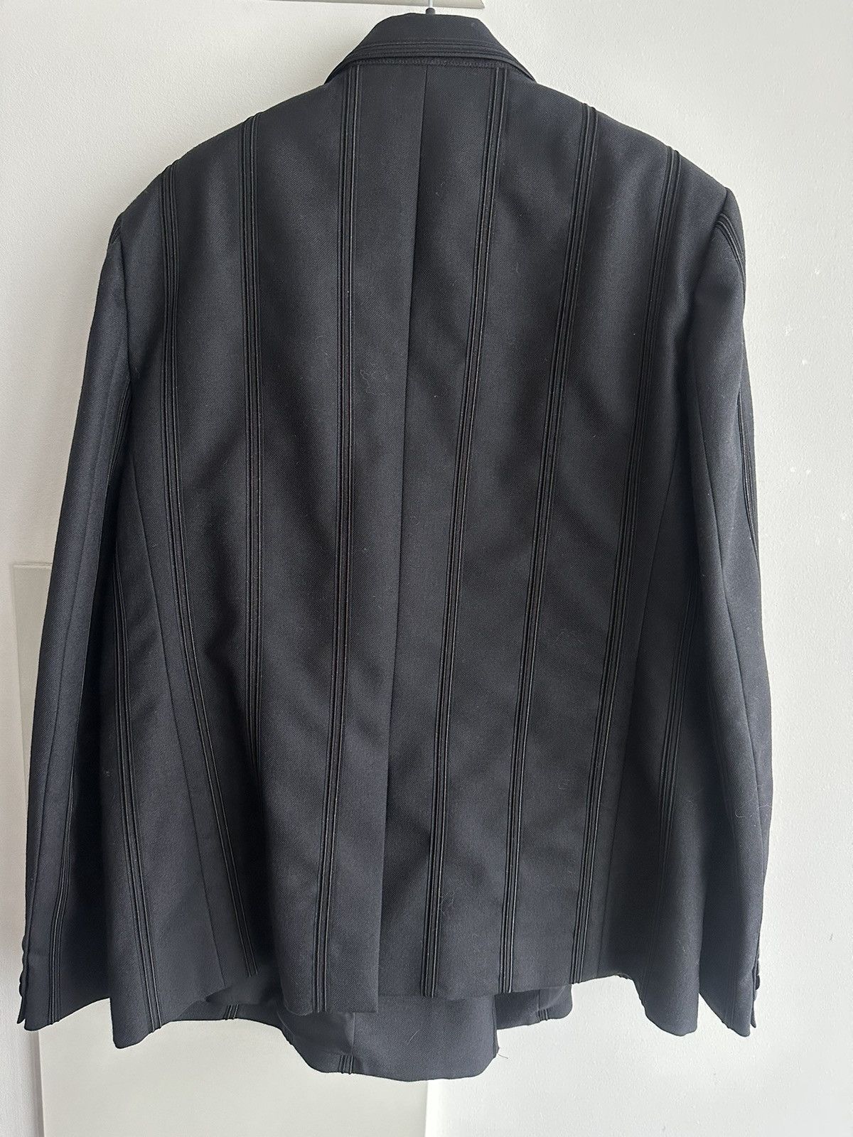 Saint Laurent Paris $4,300 New Limited Edition Super Runway Gabardine Blazer Size 54L - 15 Thumbnail