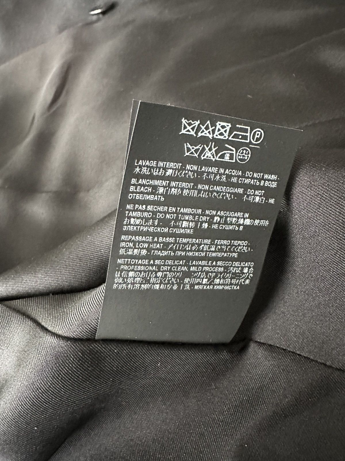Saint Laurent Paris $4,300 New Limited Edition Super Runway Gabardine Blazer Size 54L - 9 Thumbnail