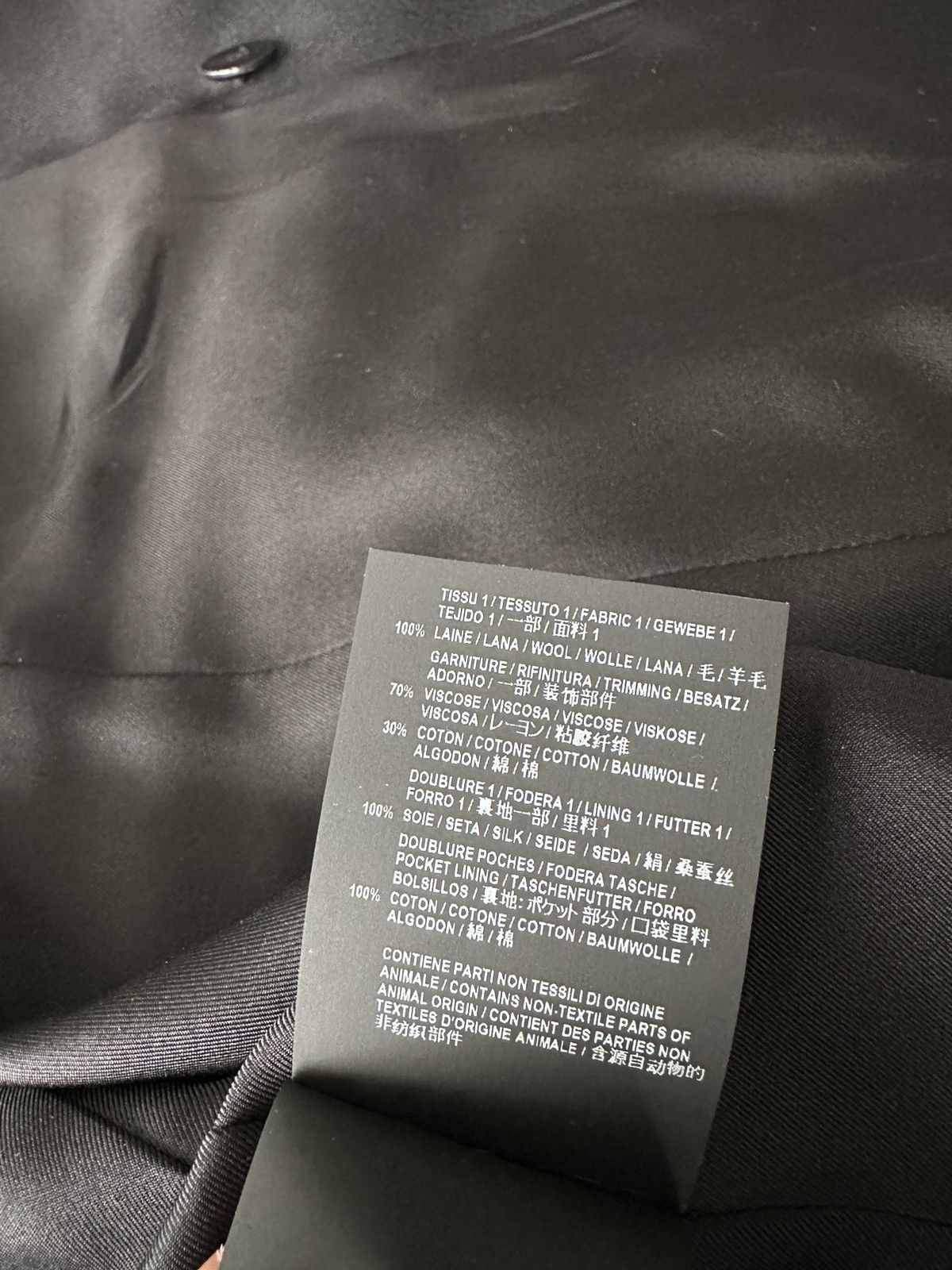 Saint Laurent Paris $4,300 New Limited Edition Super Runway Gabardine Blazer Size 54L - 8 Thumbnail