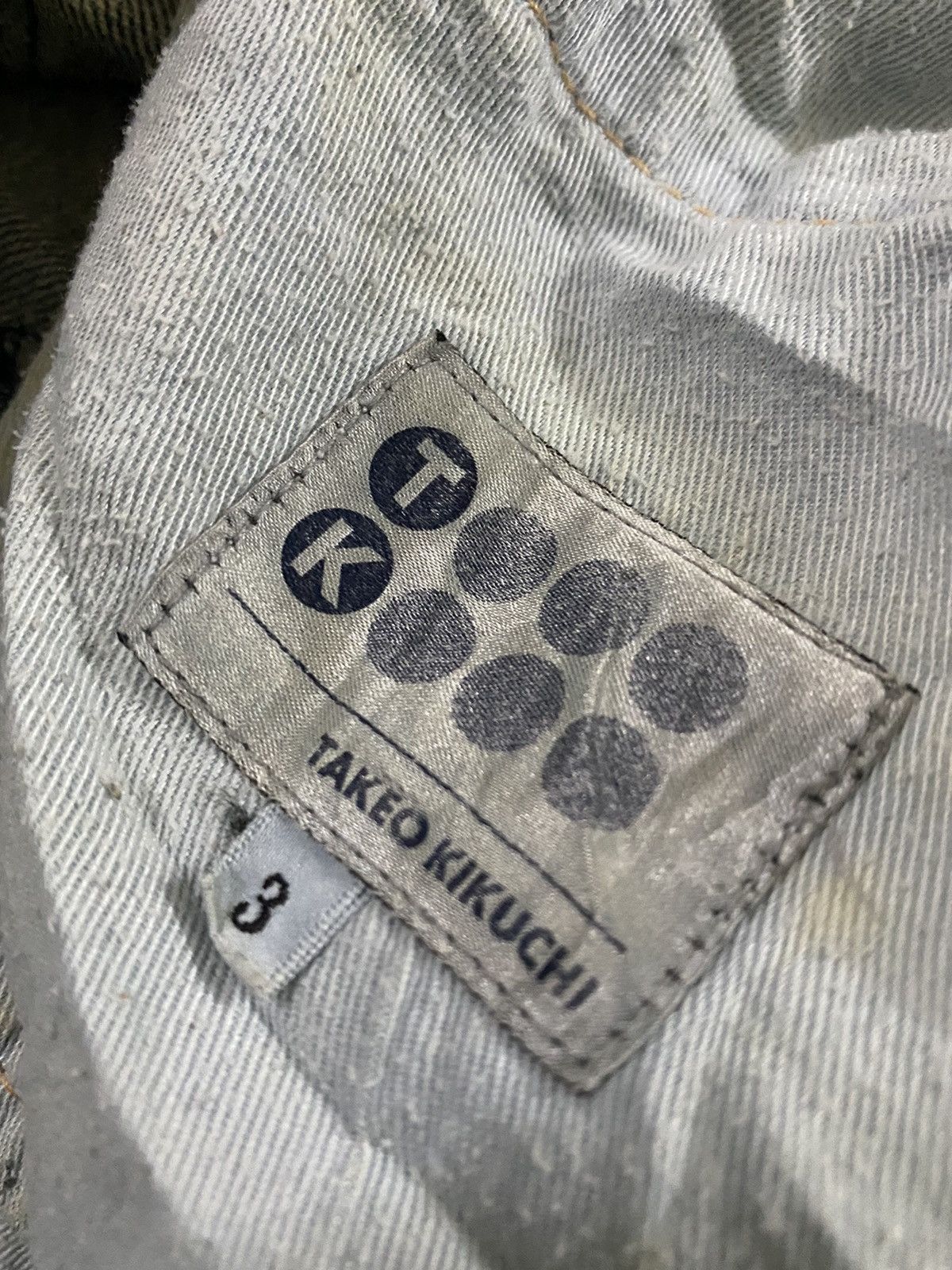 Other 💥Takeo Kikuchi Kurt Cobain Style Patchwork Denim Size US 32 / EU 48 - 6 Thumbnail