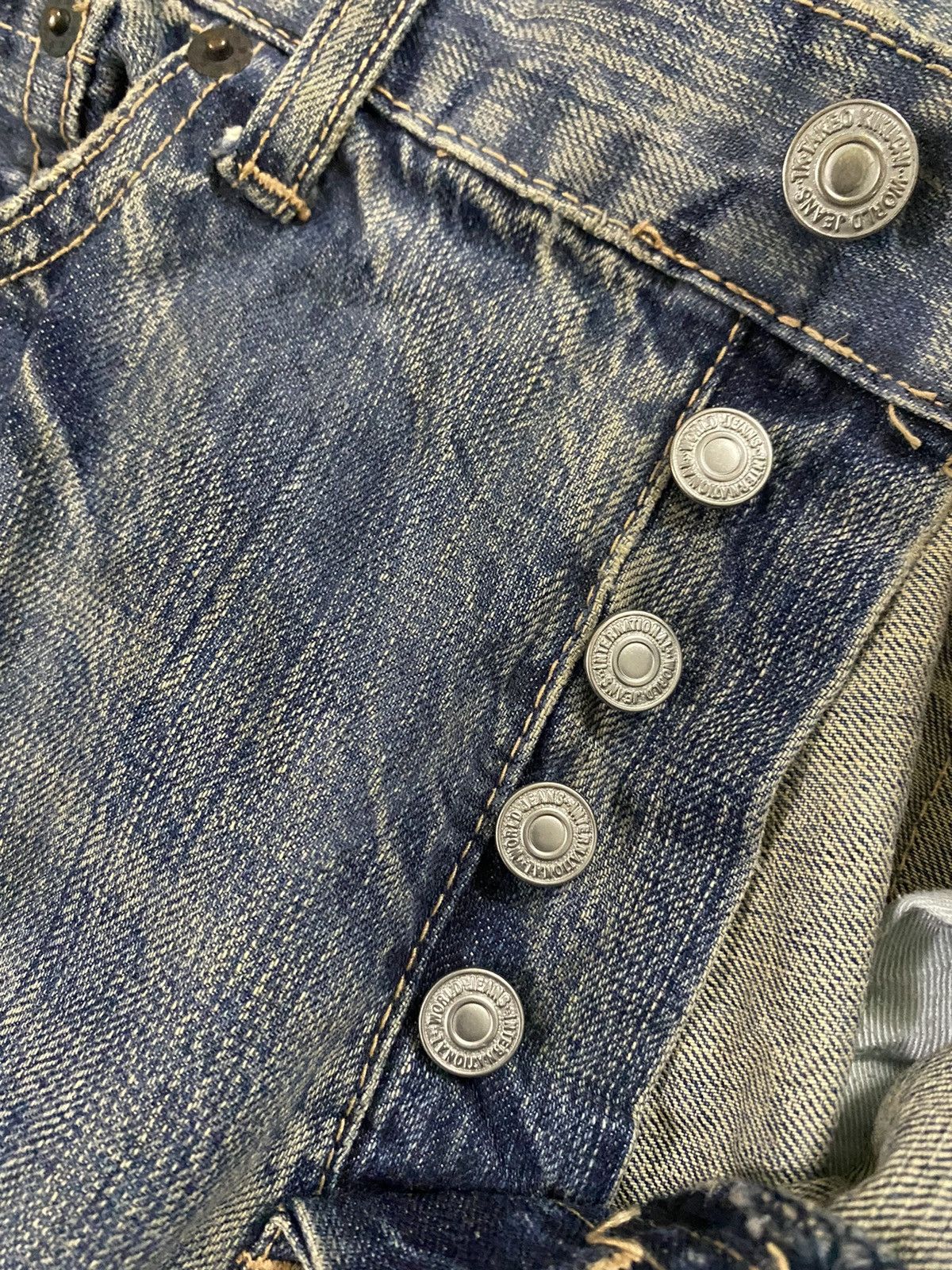 Other 💥Takeo Kikuchi Kurt Cobain Style Patchwork Denim Size US 32 / EU 48 - 5 Thumbnail