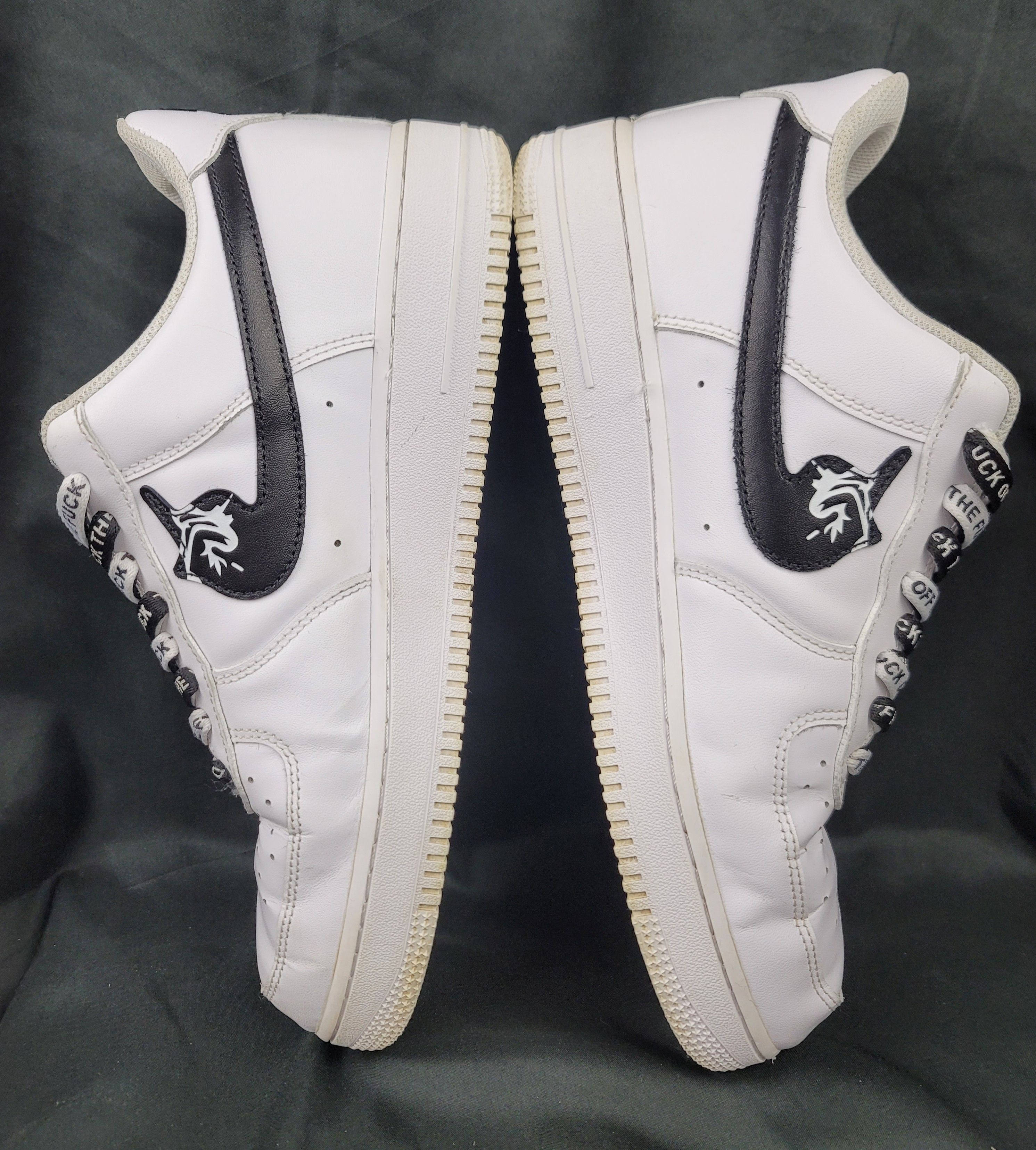 ineverheardofyou I Never Heard Of You F*ck Off Air Force 1 AF1 Pre-owned Size US 12 / EU 45 - 4 Thumbnail