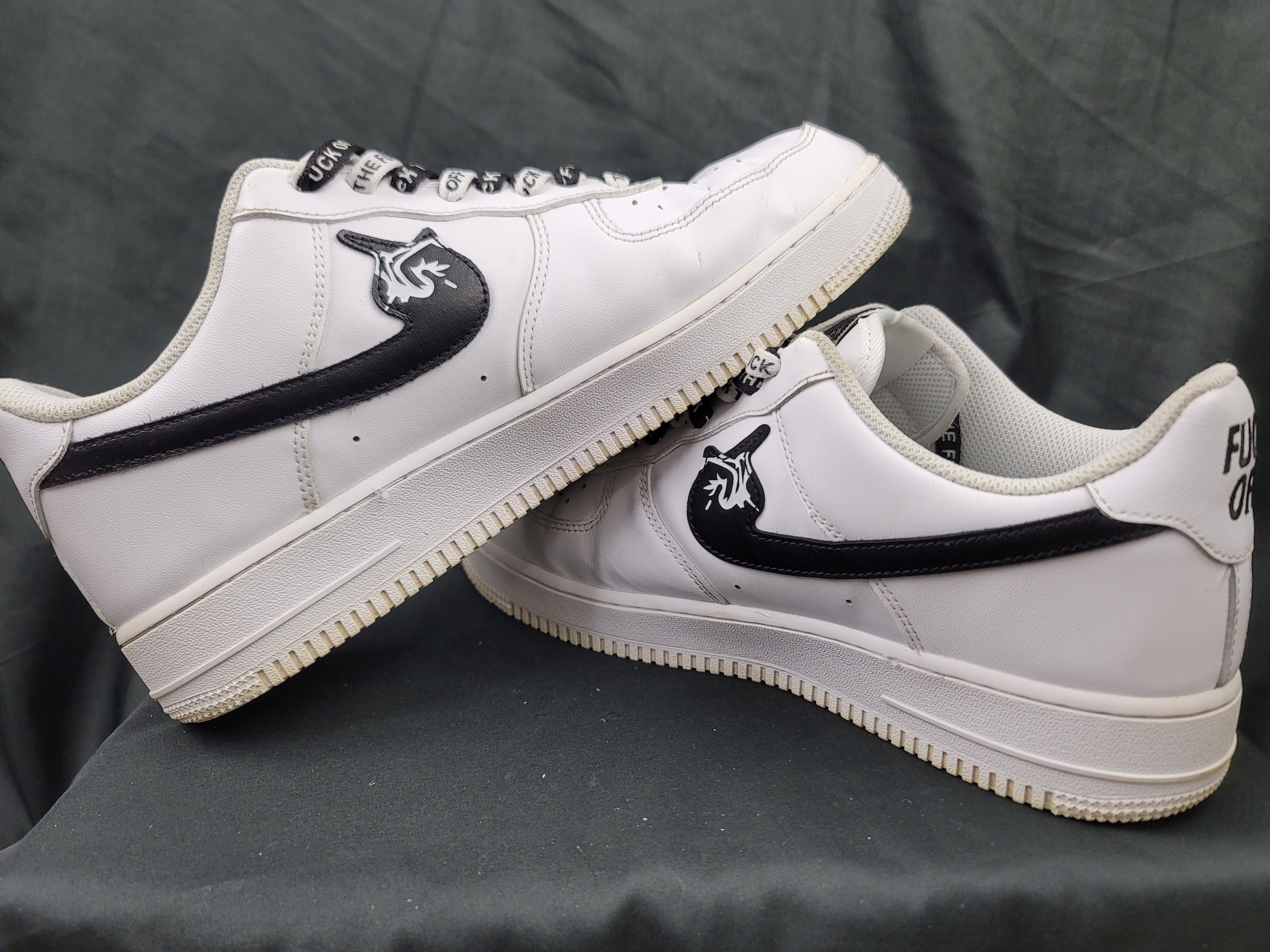 ineverheardofyou I Never Heard Of You F*ck Off Air Force 1 AF1 Pre-owned Size US 12 / EU 45 - 2 Thumbnail