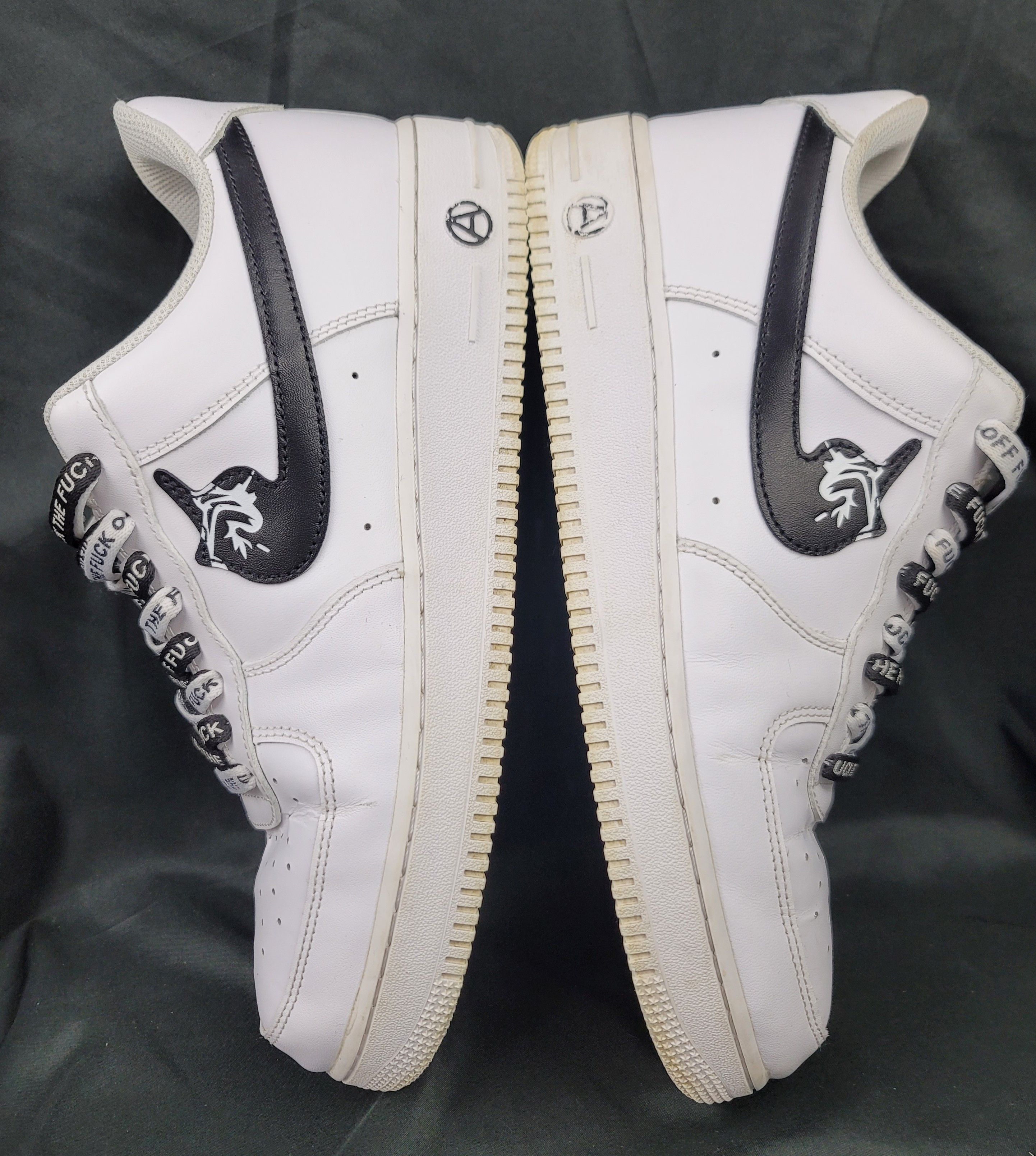 ineverheardofyou I Never Heard Of You F*ck Off Air Force 1 AF1 Pre-owned Size US 12 / EU 45 - 5 Thumbnail