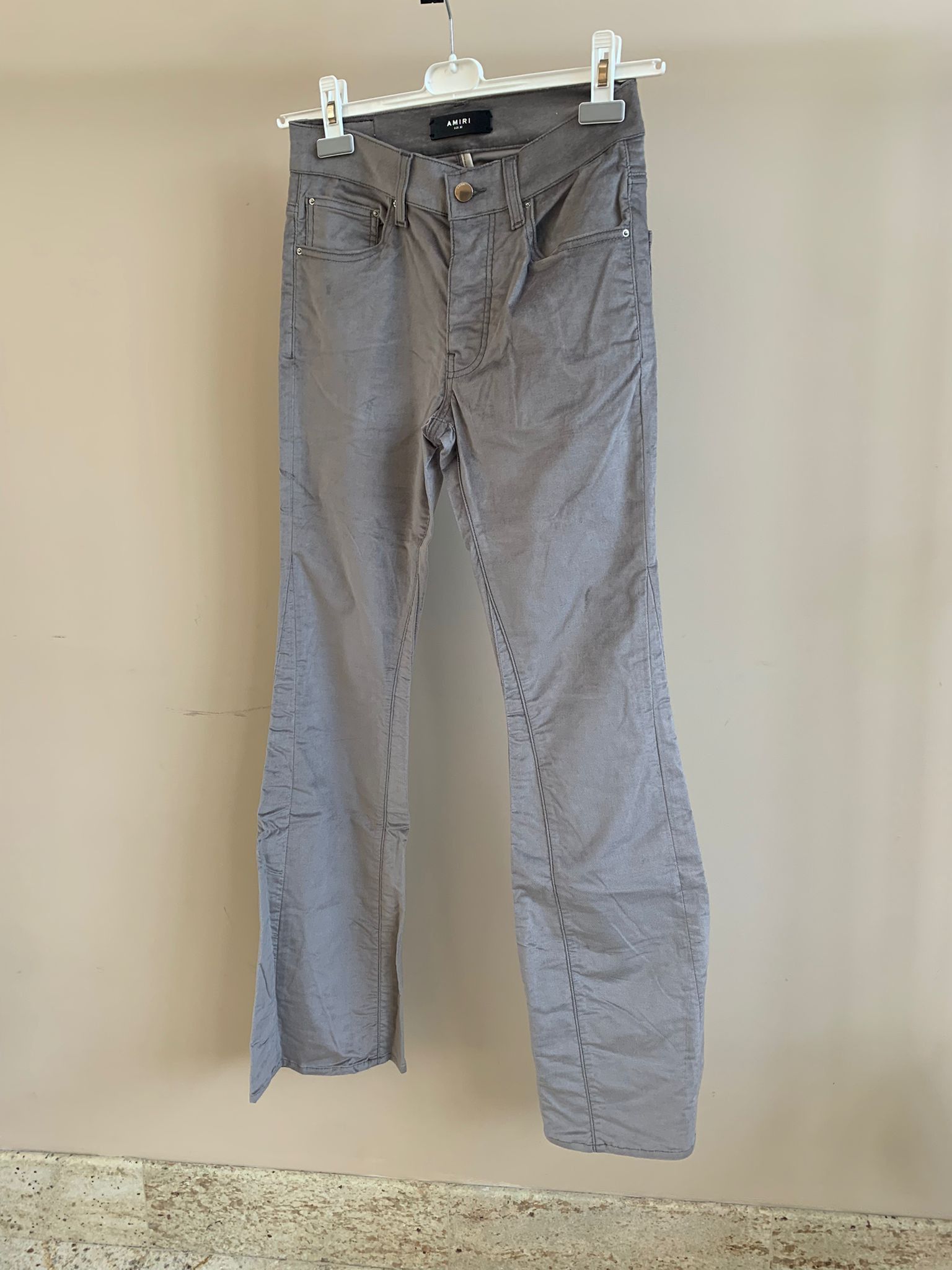 Amiri Velour Flare Denim Size US 28 / EU 44 - 3 Thumbnail
