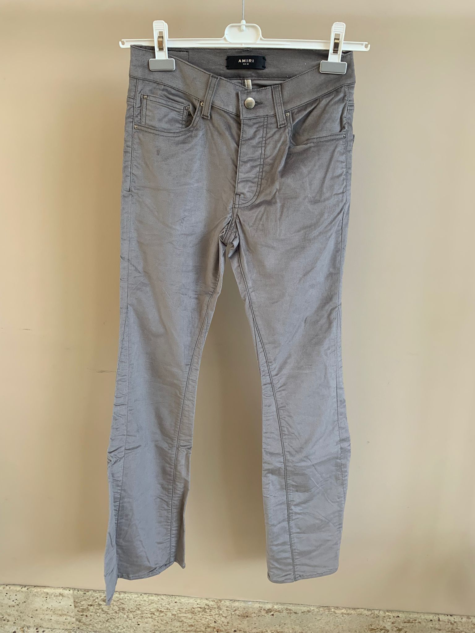 Amiri Velour Flare Denim Size US 28 / EU 44 - 7 Thumbnail