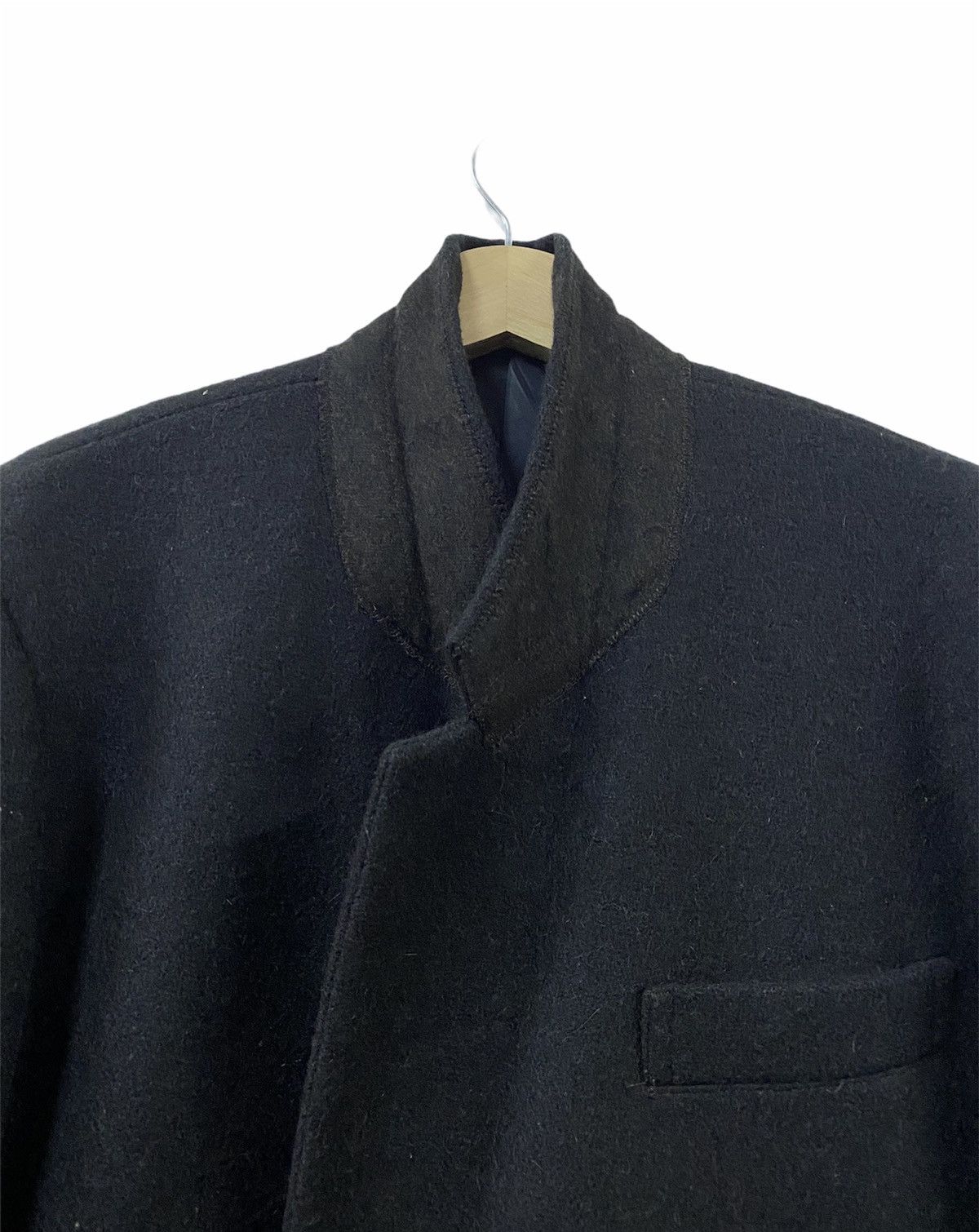 Yohji Yamamoto Vintage🔥Archival Yohji Yamamoto Overcoat Double Breasted Size US S / EU 44-46 / 1 - 13 Thumbnail