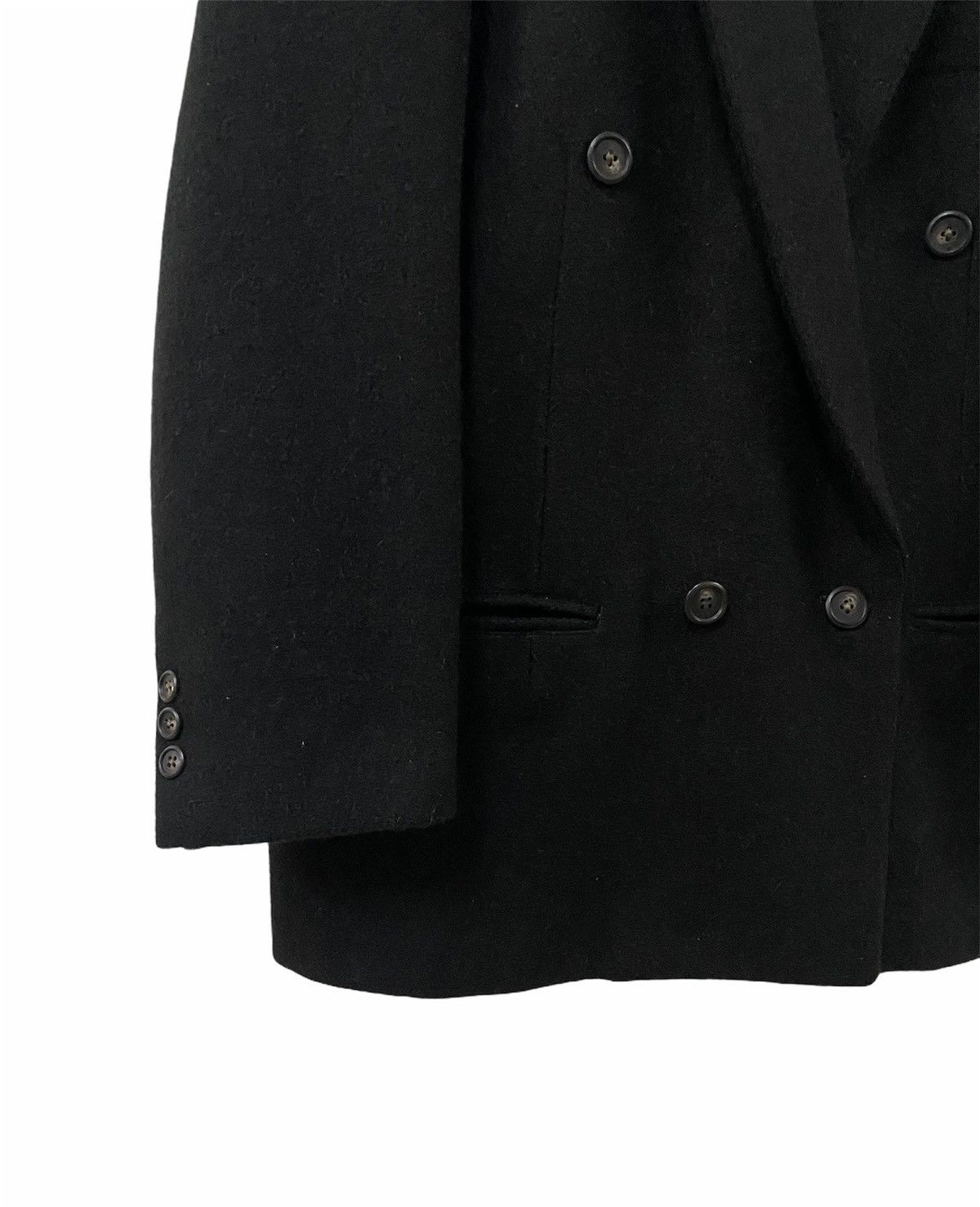 Yohji Yamamoto Vintage🔥Archival Yohji Yamamoto Overcoat Double Breasted Size US S / EU 44-46 / 1 - 6 Thumbnail
