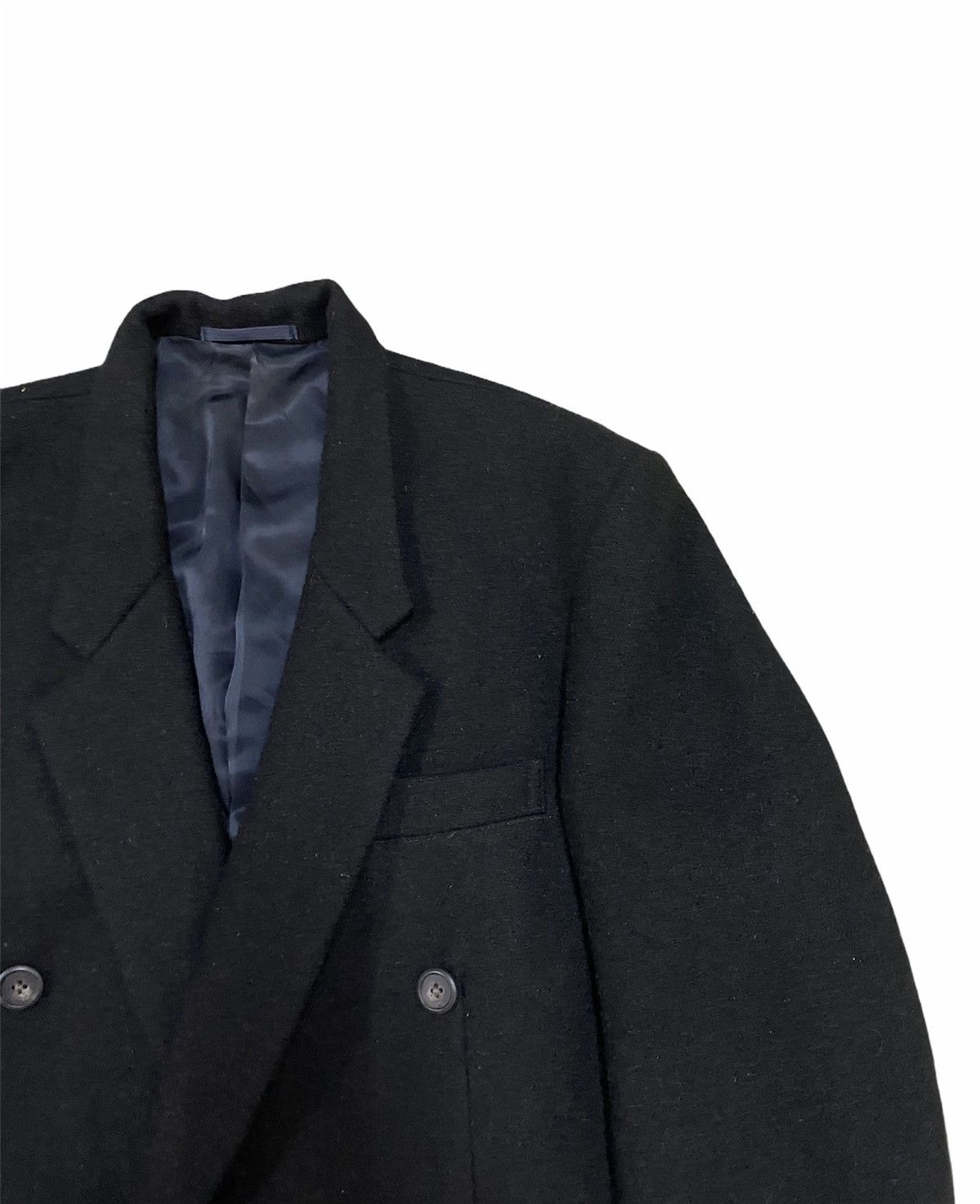 Yohji Yamamoto Vintage🔥Archival Yohji Yamamoto Overcoat Double Breasted Size US S / EU 44-46 / 1 - 25 Thumbnail