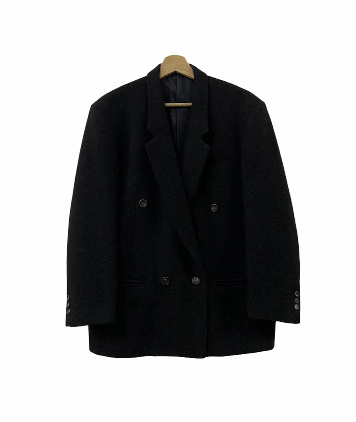 Yohji Yamamoto Vintage🔥Archival Yohji Yamamoto Overcoat Double Breasted Size US S / EU 44-46 / 1 - 4 Thumbnail