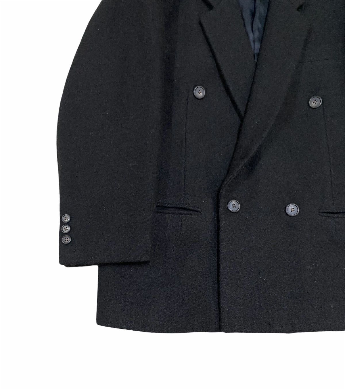 Yohji Yamamoto Vintage🔥Archival Yohji Yamamoto Overcoat Double Breasted Size US S / EU 44-46 / 1 - 14 Thumbnail