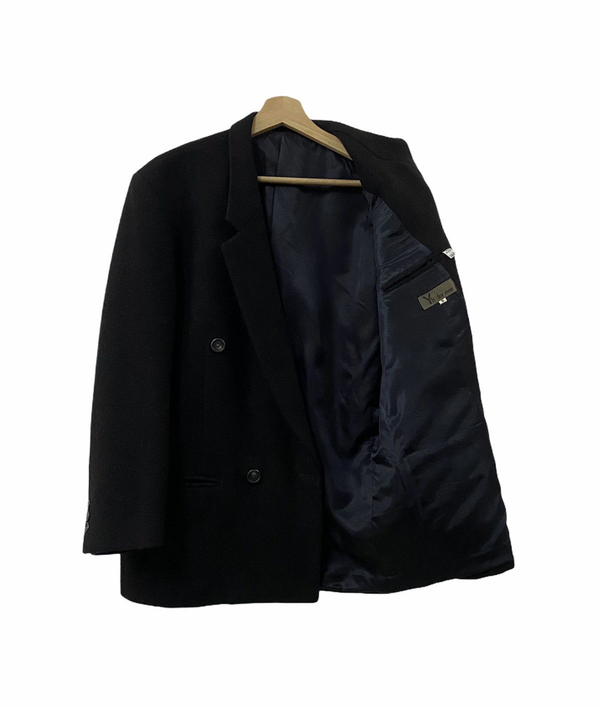 Yohji Yamamoto Vintage🔥Archival Yohji Yamamoto Overcoat Double Breasted Size US S / EU 44-46 / 1 - 5 Thumbnail