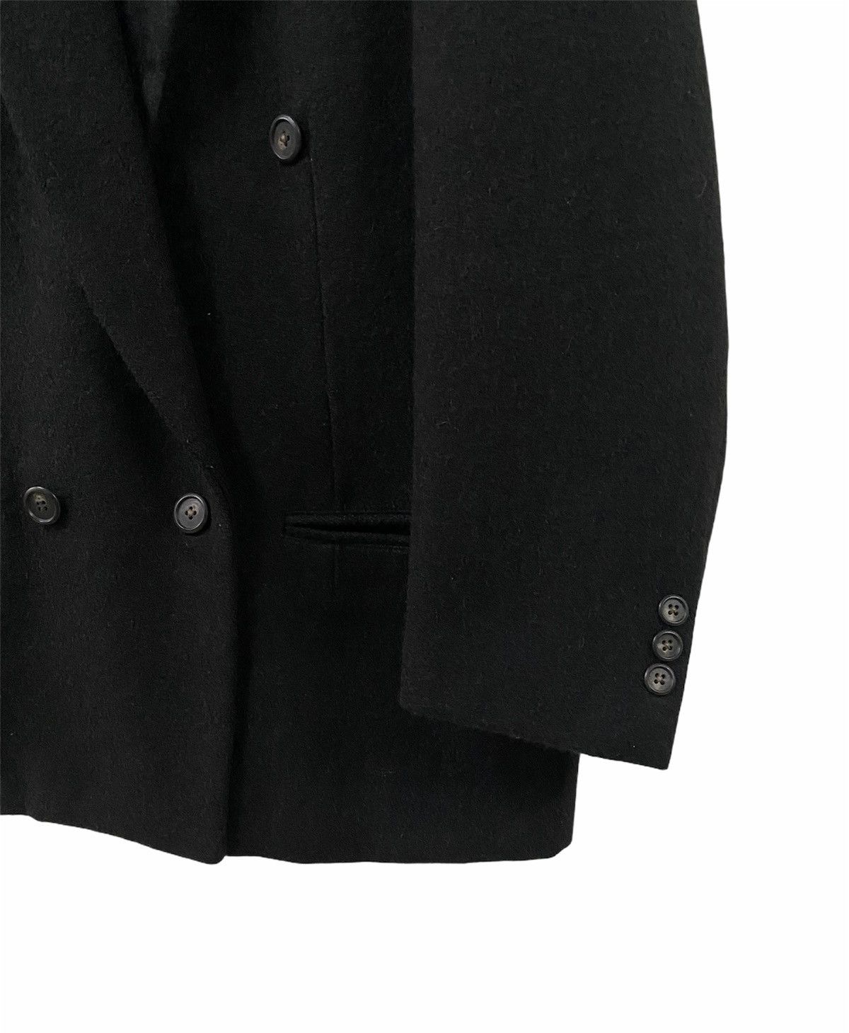 Yohji Yamamoto Vintage🔥Archival Yohji Yamamoto Overcoat Double Breasted Size US S / EU 44-46 / 1 - 7 Thumbnail