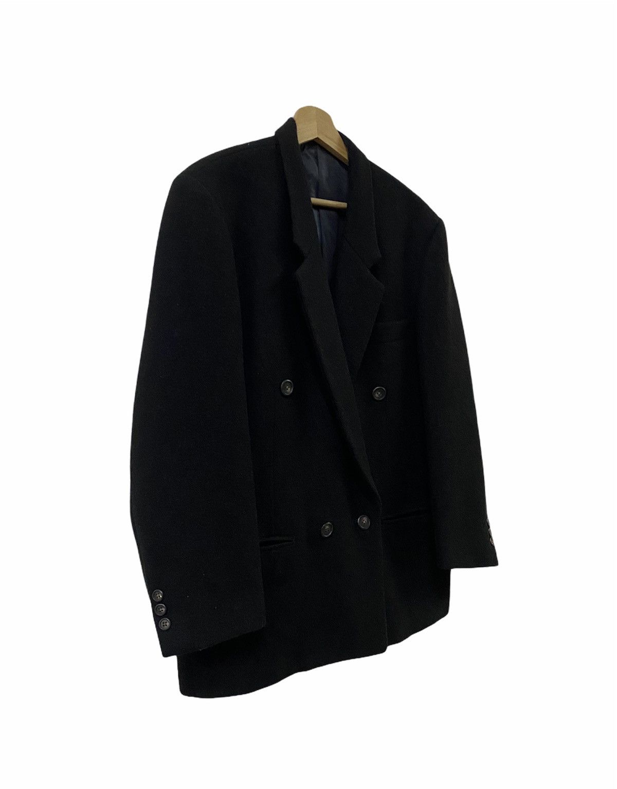 Yohji Yamamoto Vintage🔥Archival Yohji Yamamoto Overcoat Double Breasted Size US S / EU 44-46 / 1 - 8 Thumbnail